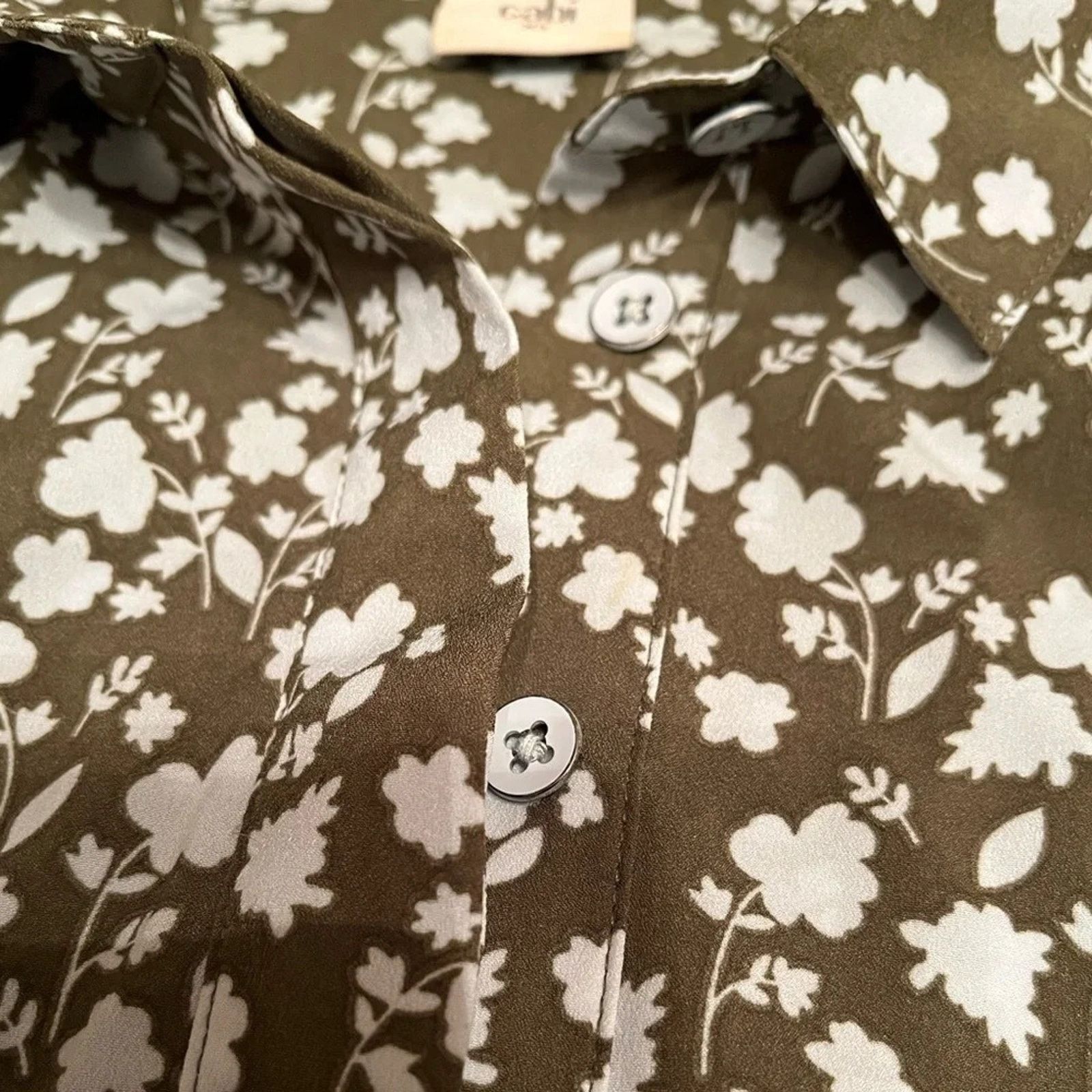 The Unbranded Brand Cabi Keepsake sleeveless floral print high-lo blouse, sizeXS Size XS / US 0-2 / IT 36-38 - 2 Thumbnail