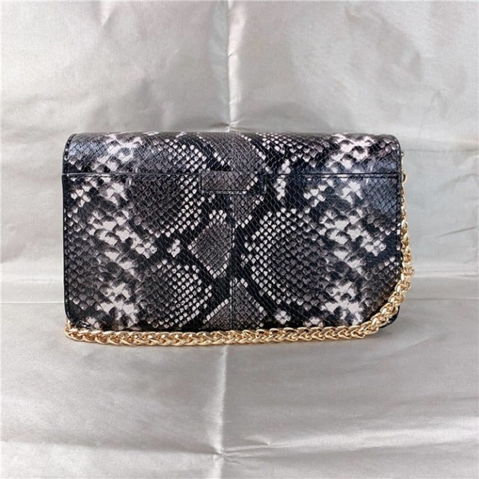 Michael Kors Michael Kors 35F1G6SL3G Sonia Medium Snake Embossed Faux bag Size ONE SIZE - 3 Thumbnail