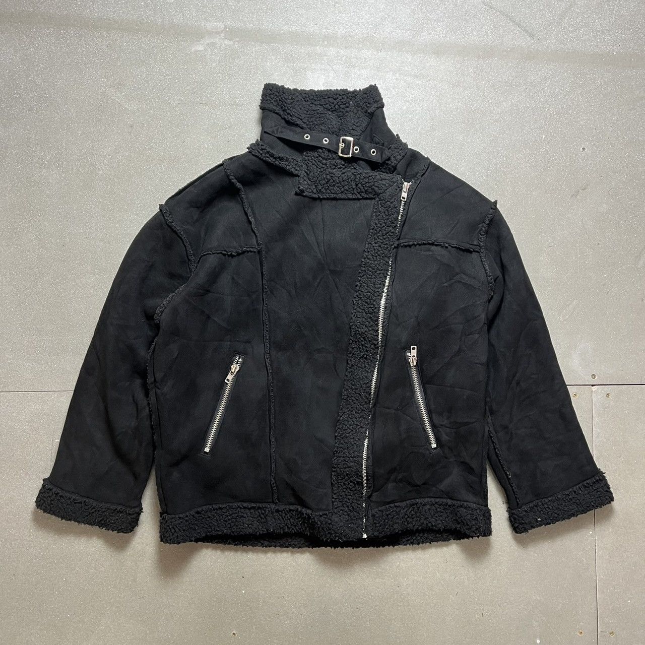 If Six Was Nine × Japanese Brand × Le Grande Bleu (L.G.B.) GRL Japanese Brand Shearling Jacket Size US M / EU 48-50 / 2 - 1 Thumbnail