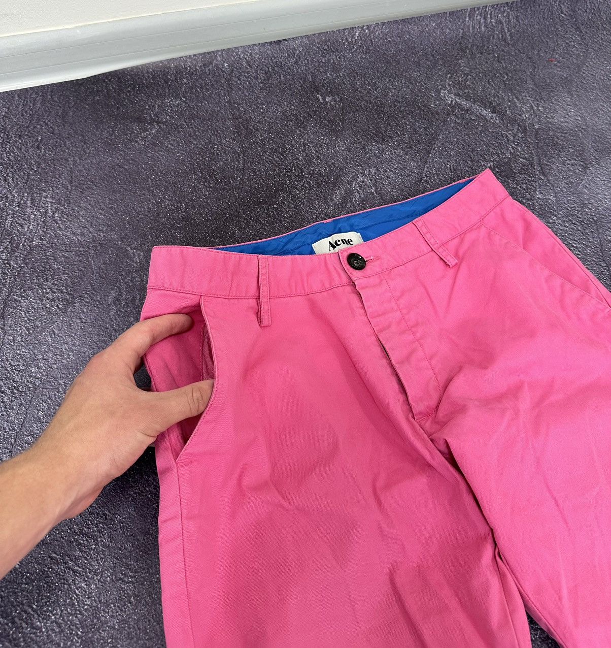 Acne Studios Vintage Acne Studios Designer Joy Strong Pink Opium Pants Size US 30 / EU 46 - 5 Thumbnail