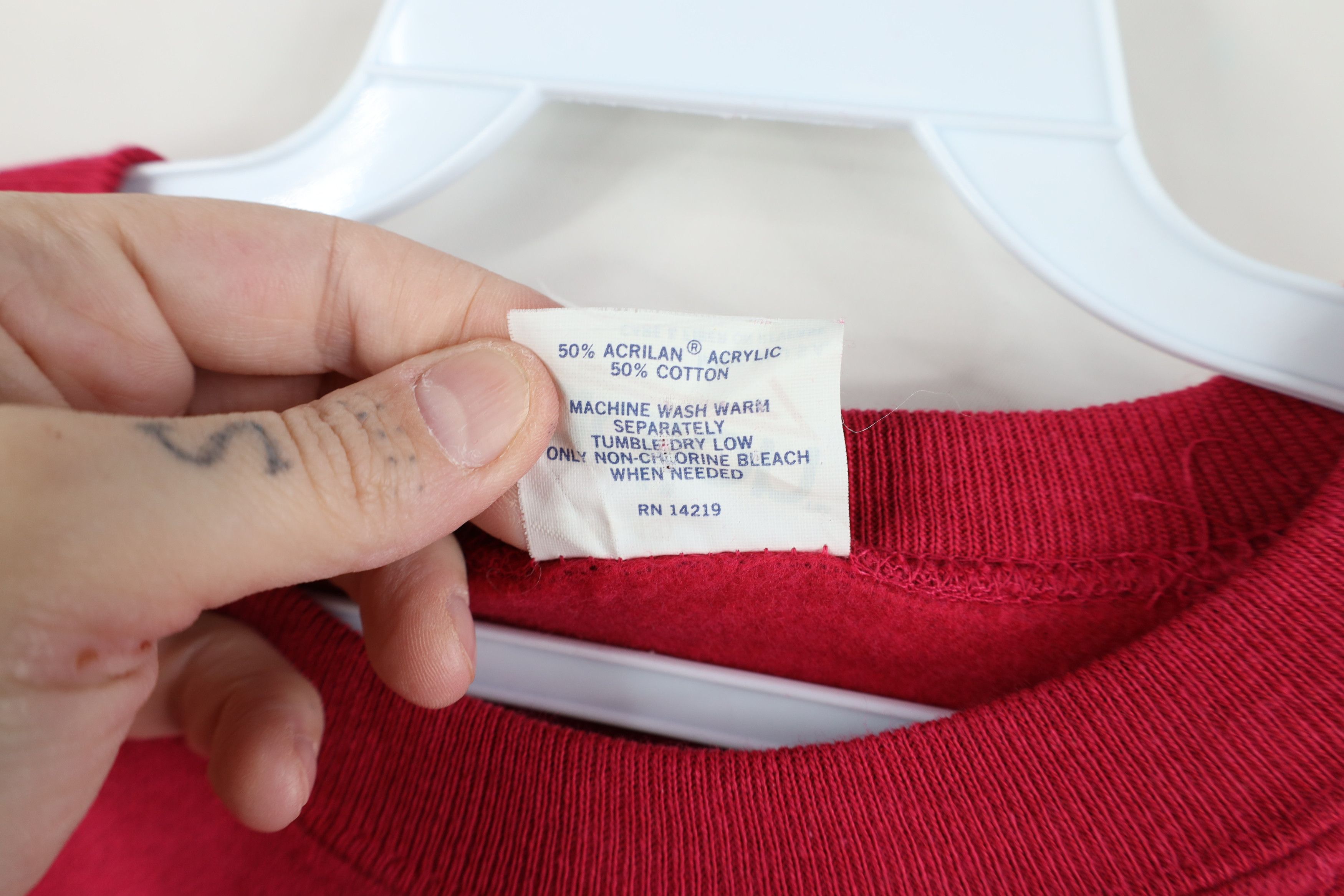 Vintage Deadstock Vintage 80s Streetwear Crewneck Sweatshirt USA Size XL / US 12-14 / IT 48-50 - 8 Thumbnail