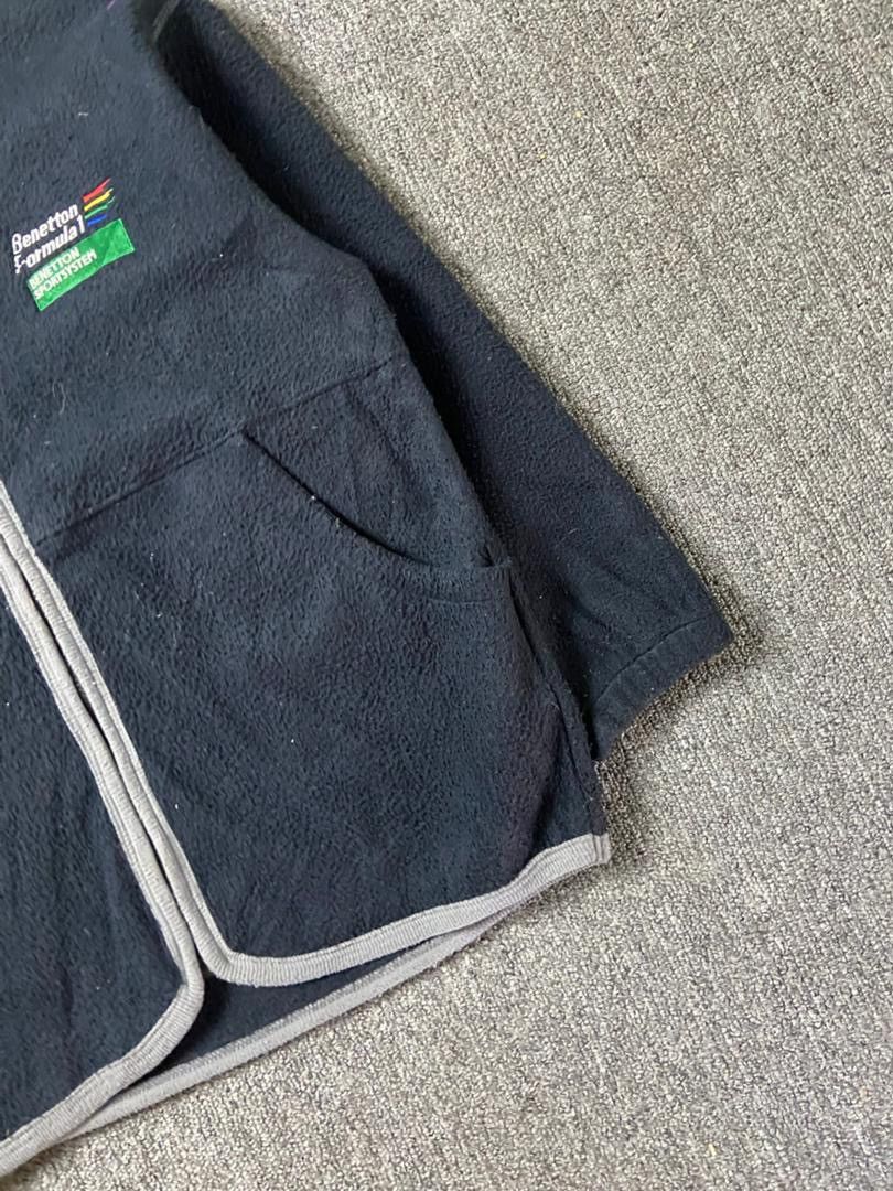 Japanese Brand Benetton Formula Racing Team Fleece Jacket (198) Size US XXS / EU 40 - 7 Thumbnail