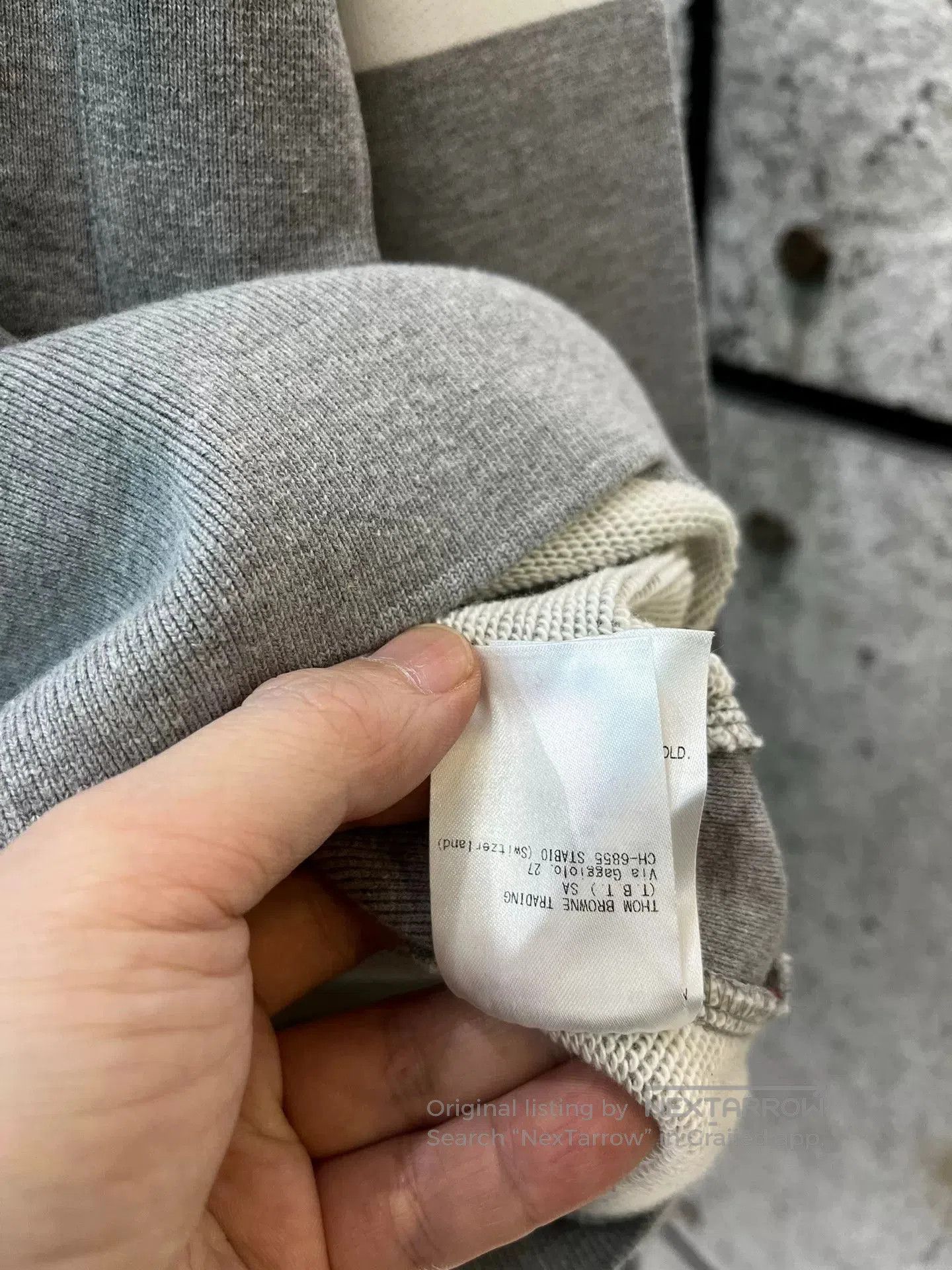 Thom Browne Thom Browne Gray Sweatshirt Size 0. Size US XS / EU 42 / 0 - 7 Thumbnail