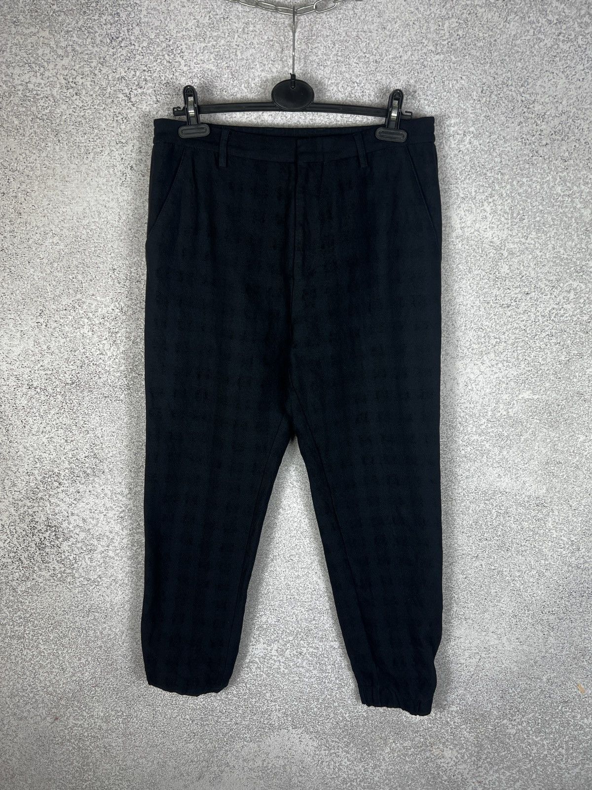 Kenzo Vintage KENZO Paris Check Wool Joggers Pants Size US 31 - 1 Thumbnail