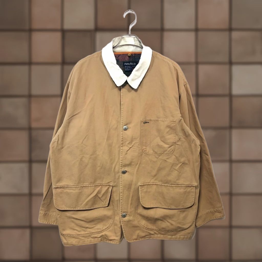 Nautica NAUTICA Jacket Men XL Beige Lined Hunting Jacket Size US XL / EU 56 / 4 - 1 Thumbnail