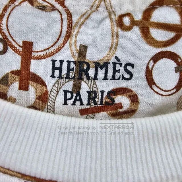 Hermes Hermes Printed Round Neck Short-Sleeve Size XS / US 0-2 / IT 36-38 - 7 Thumbnail