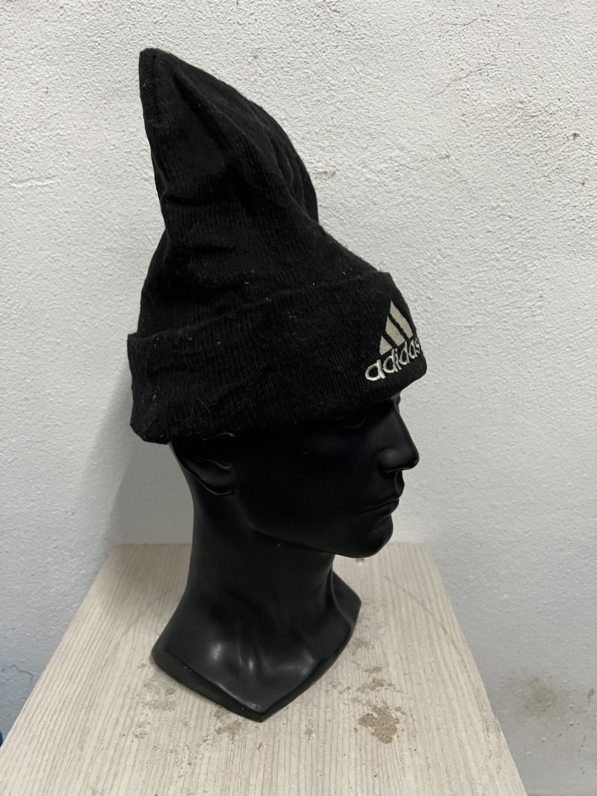 Vintage Vintage Adidas Big Logo Beanie Hat Size ONE SIZE - 4 Thumbnail