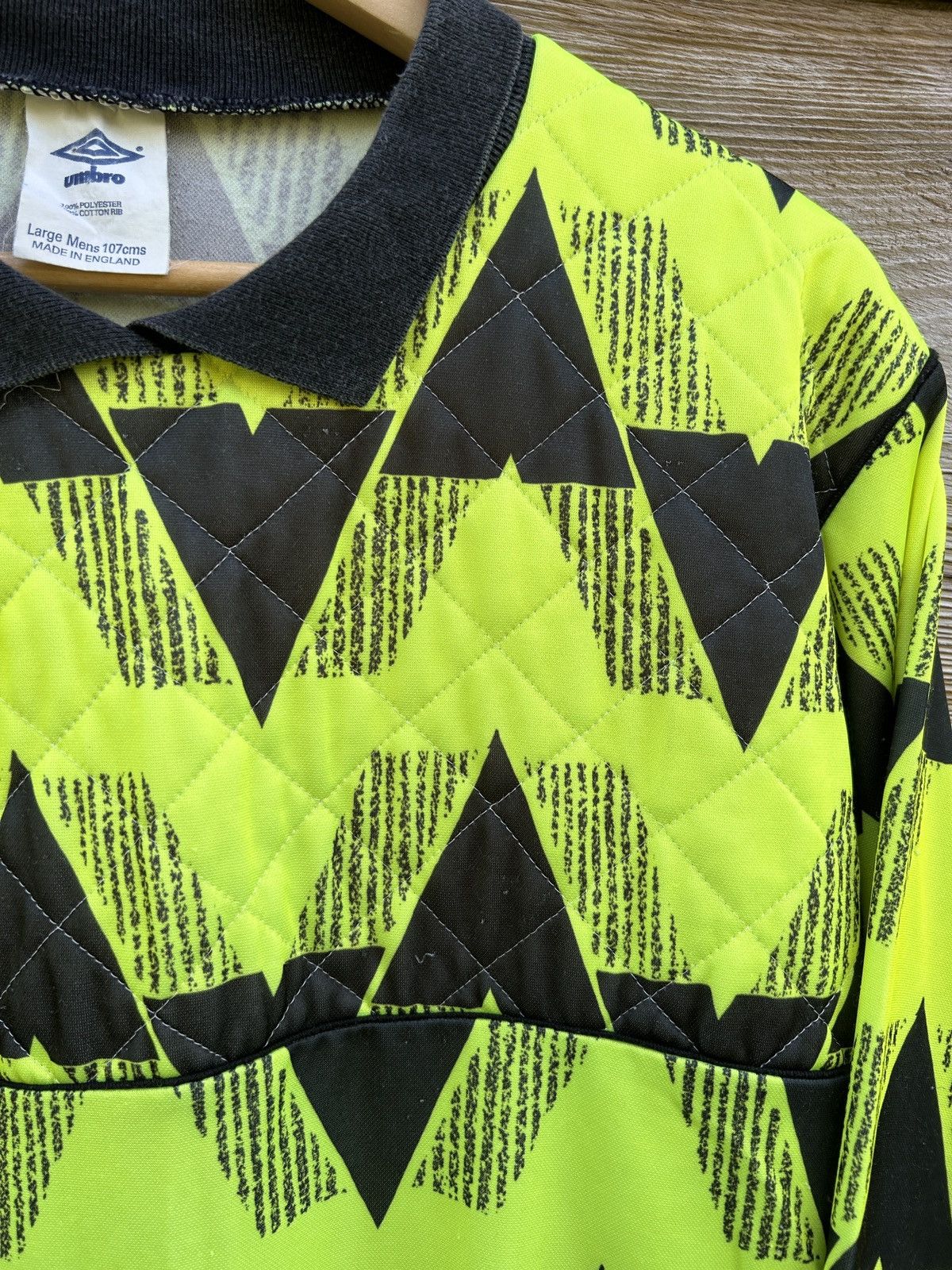 Umbro 90s Vintage 1990/91 Umbro Rare Template GK Jersey Size US L / EU 52-54 / 3 - 6 Thumbnail