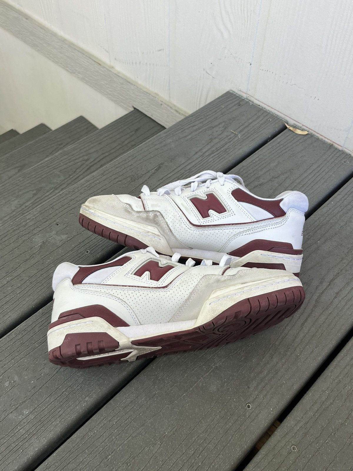 New Balance Maroon New Balance 550 Size US 8 / EU 41 - 4 Thumbnail