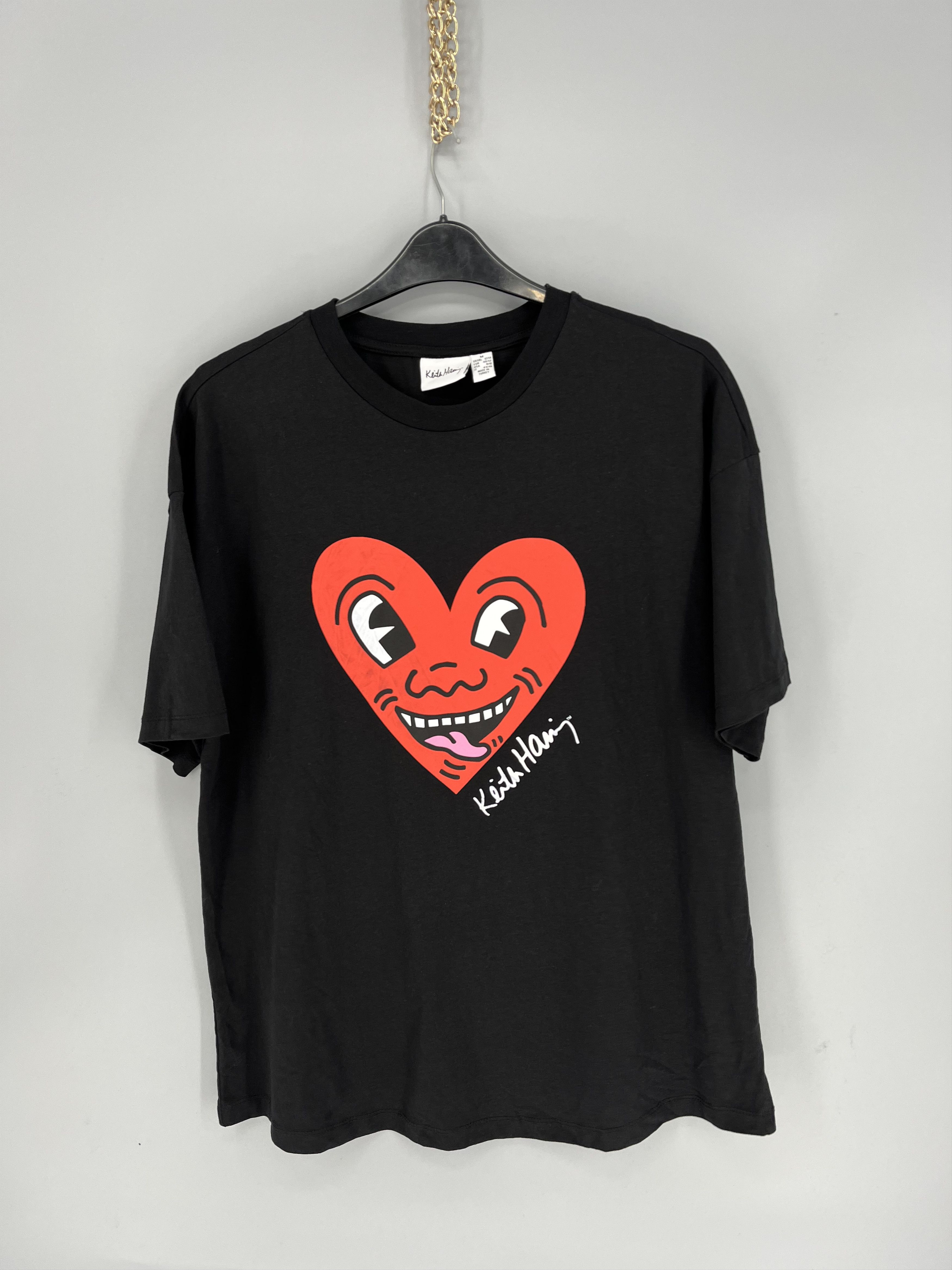 Keith Haring Vintage Y2K KEITH HARING Art Japanese T-shirt Size US L / EU 52-54 / 3 - 3 Thumbnail