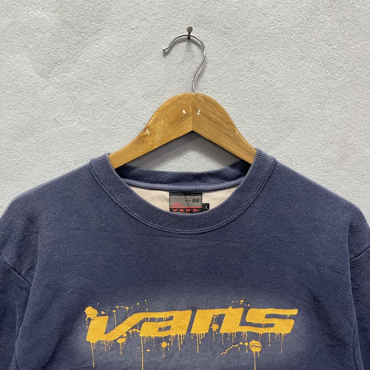 Vans Vintage Vans “Off The Wall” Long Sleeve Pullover (2000s) Size US M / EU 48-50 / 2 - 2 Thumbnail