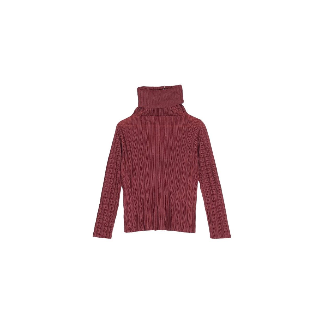 Issey Miyake Vintage Pleats Please Issey Miyake Turtleneck Pleated Top Size S / US 4 / IT 40 - 5 Thumbnail