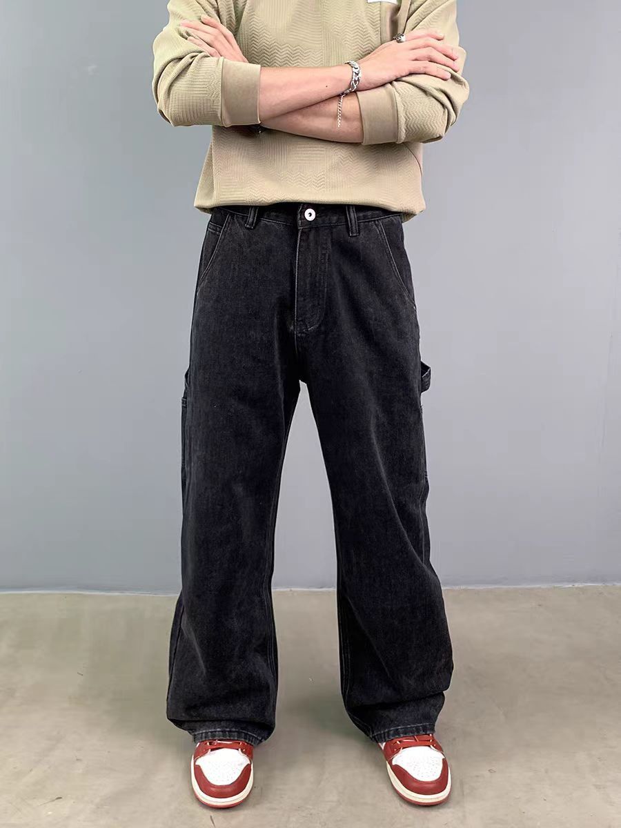 Japanese Brand × Vintage Black Vintage Loose Casual Jeans Size US 32 / EU 48 - 1 Thumbnail