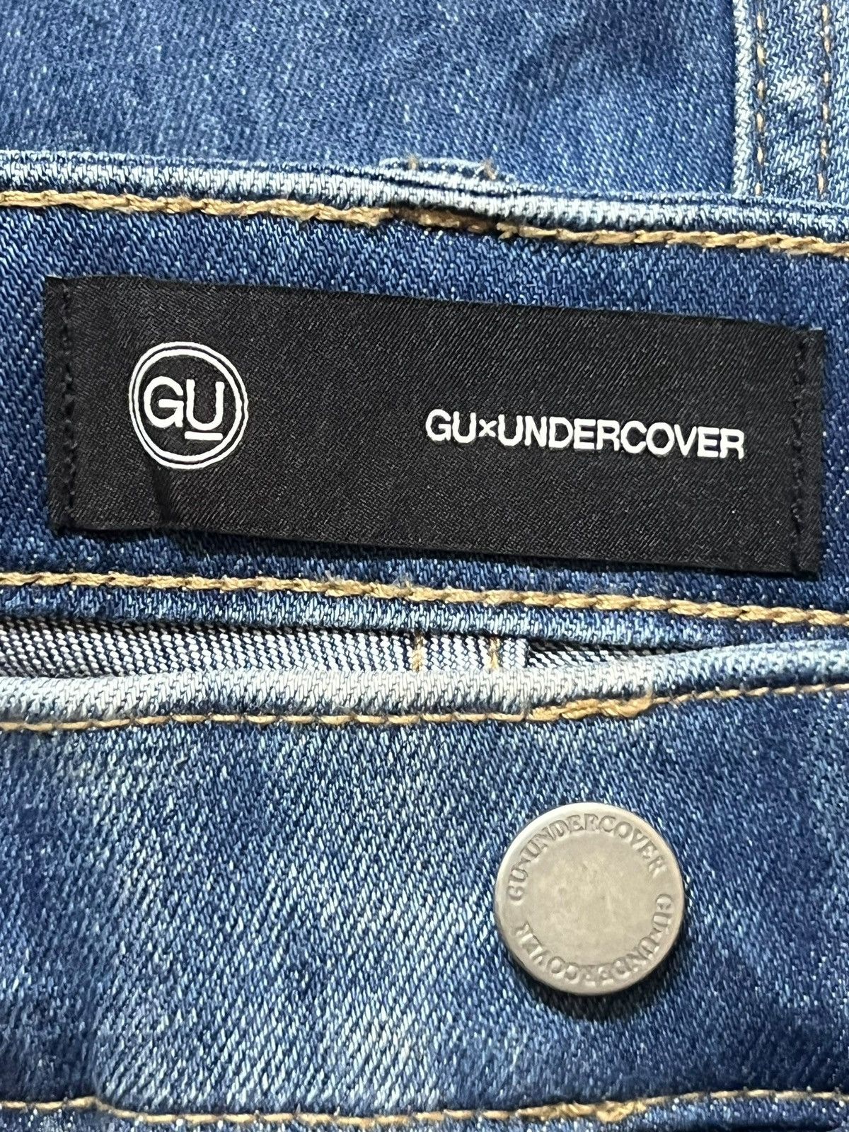 GU × Undercover GU x Undercover Kosmik Noise Jeans - Straight Stretch Jeans Size US 36 / EU 52 - 10 Thumbnail