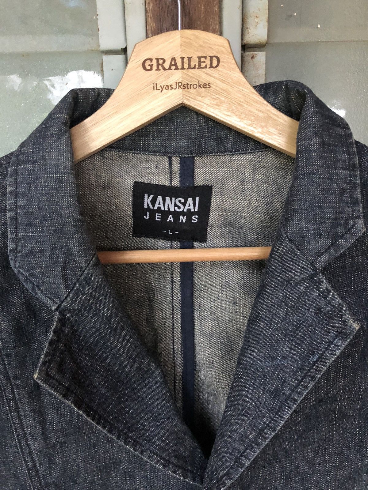 Kansai Yamamoto Vintage Kansai Jeans Denim Jacket Size US L / EU 52-54 / 3 - 14 Thumbnail