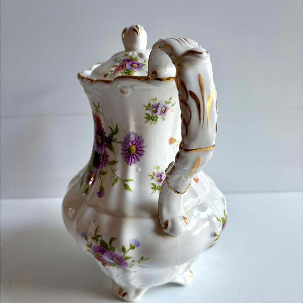 Designer Hammersley Victorian Floral Cafetière Size ONE SIZE - 4 Thumbnail
