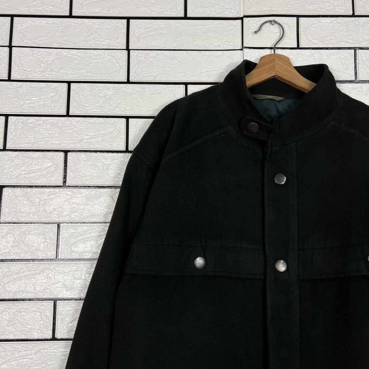 Pierre Cardin Vintage 90's PIERRE CARDIN Wool Overcoat Jacket #4143-C189 Size US XL / EU 56 / 4 - 3 Thumbnail