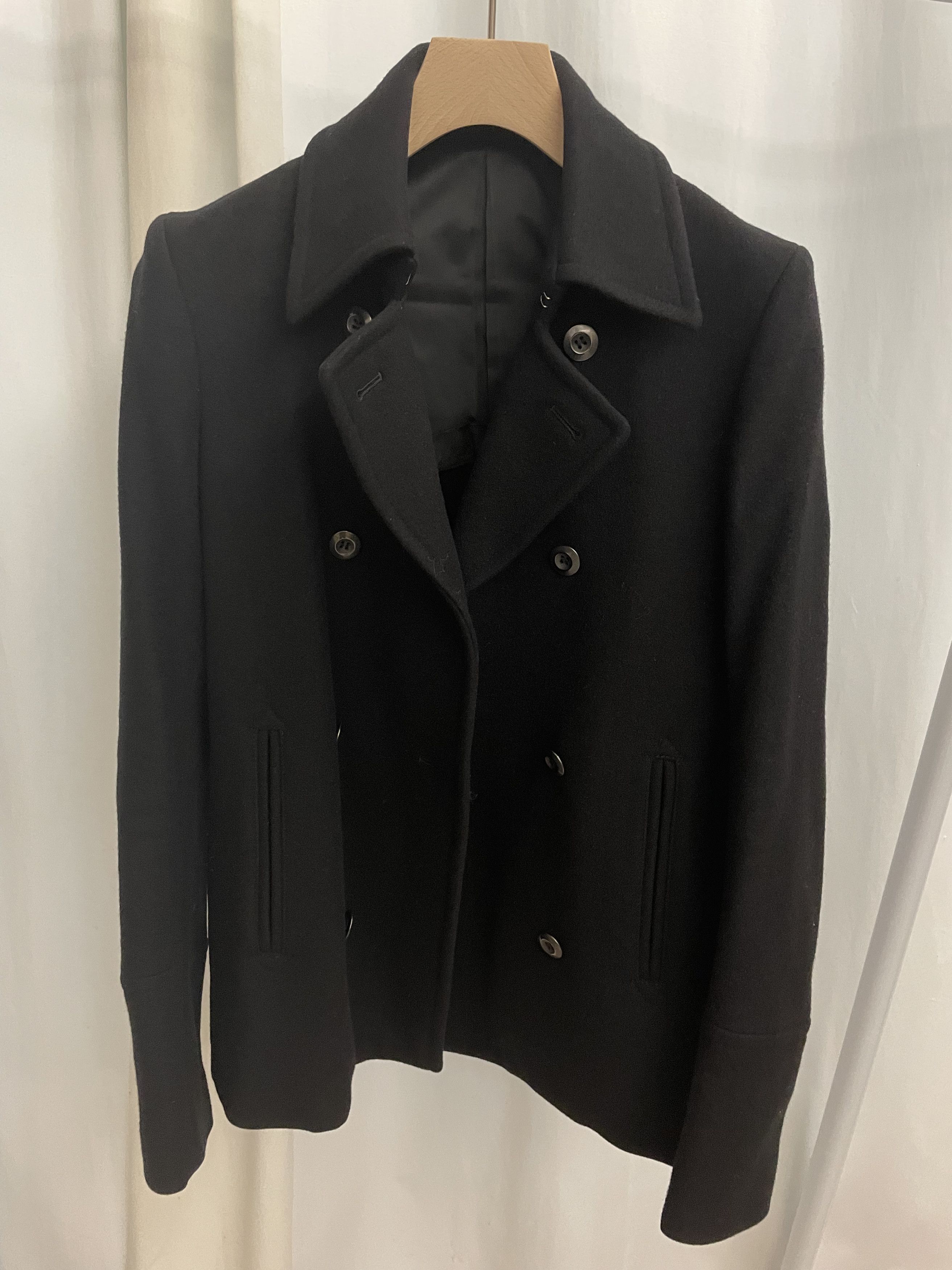 Attachment Heavy wool short pea coat Size US S / EU 44-46 / 1 - 3 Thumbnail