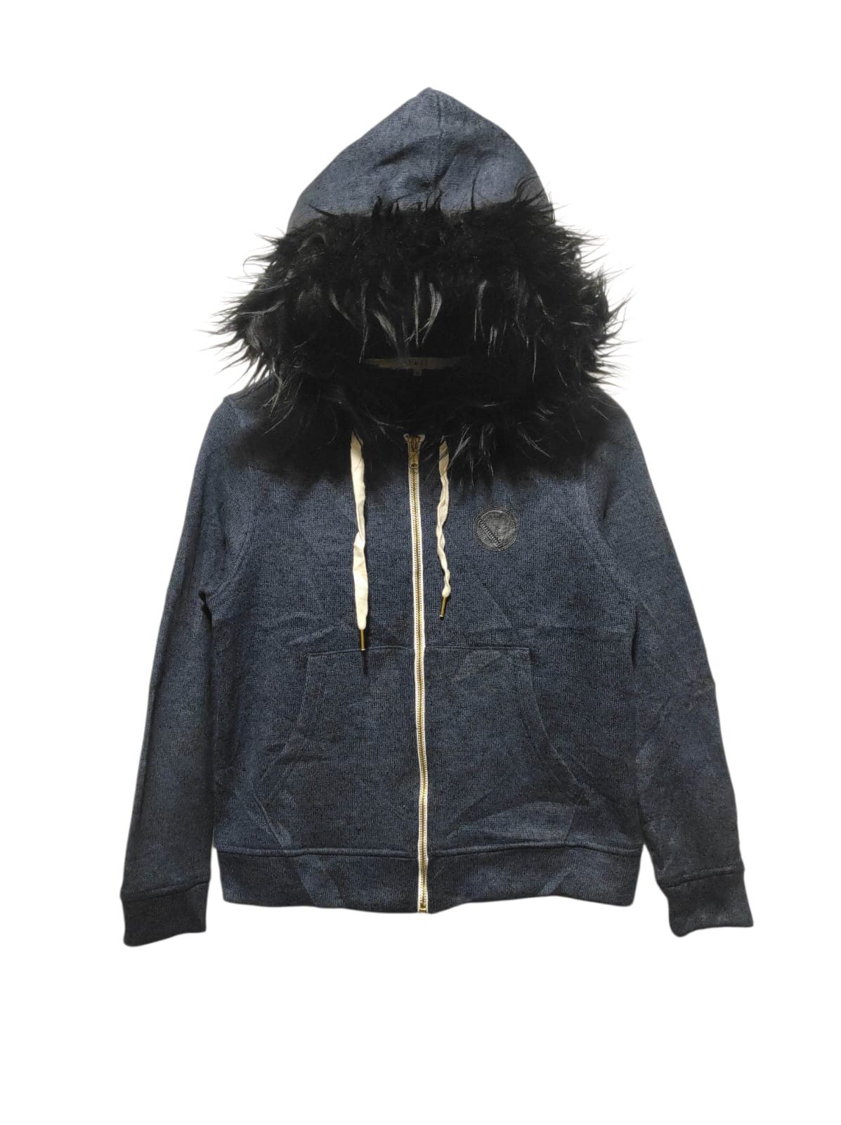 Japanese Brand TATE Zip Fur Hoodie LGB IfSixWasNine style Size US S / EU 44-46 / 1 - 1 Thumbnail