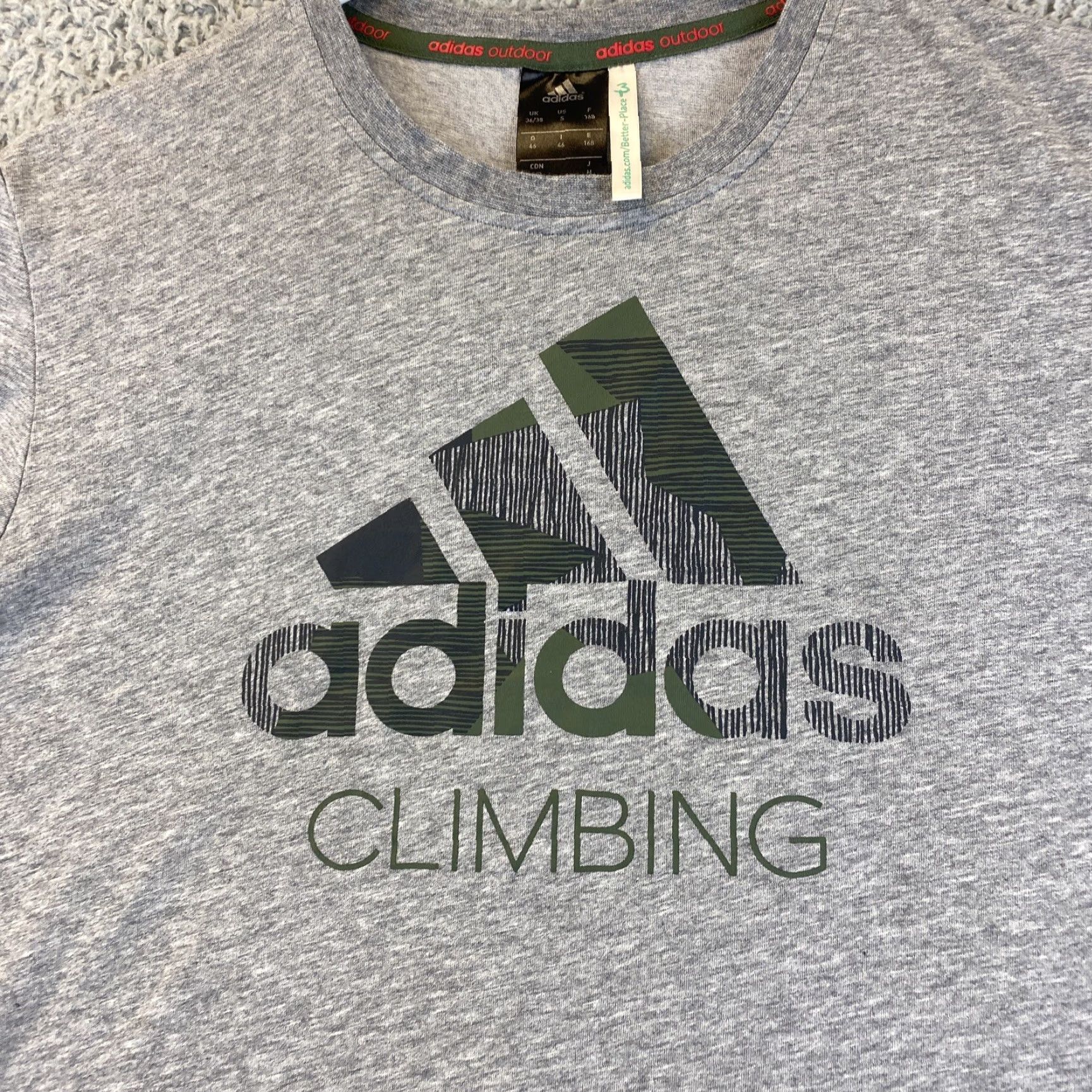 Adidas ADIDAS T-Shirt Men Short Sleeve Gray Size S Crew Neck Cotton Tee 54-20 90s/00s Style Size US S / EU 44-46 / 1 - 2 Thumbnail