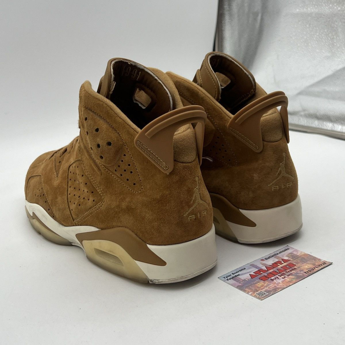 Jordan Brand Air Jordan 6 wheat Size US 11.5 / EU 44-45 - 4 Thumbnail