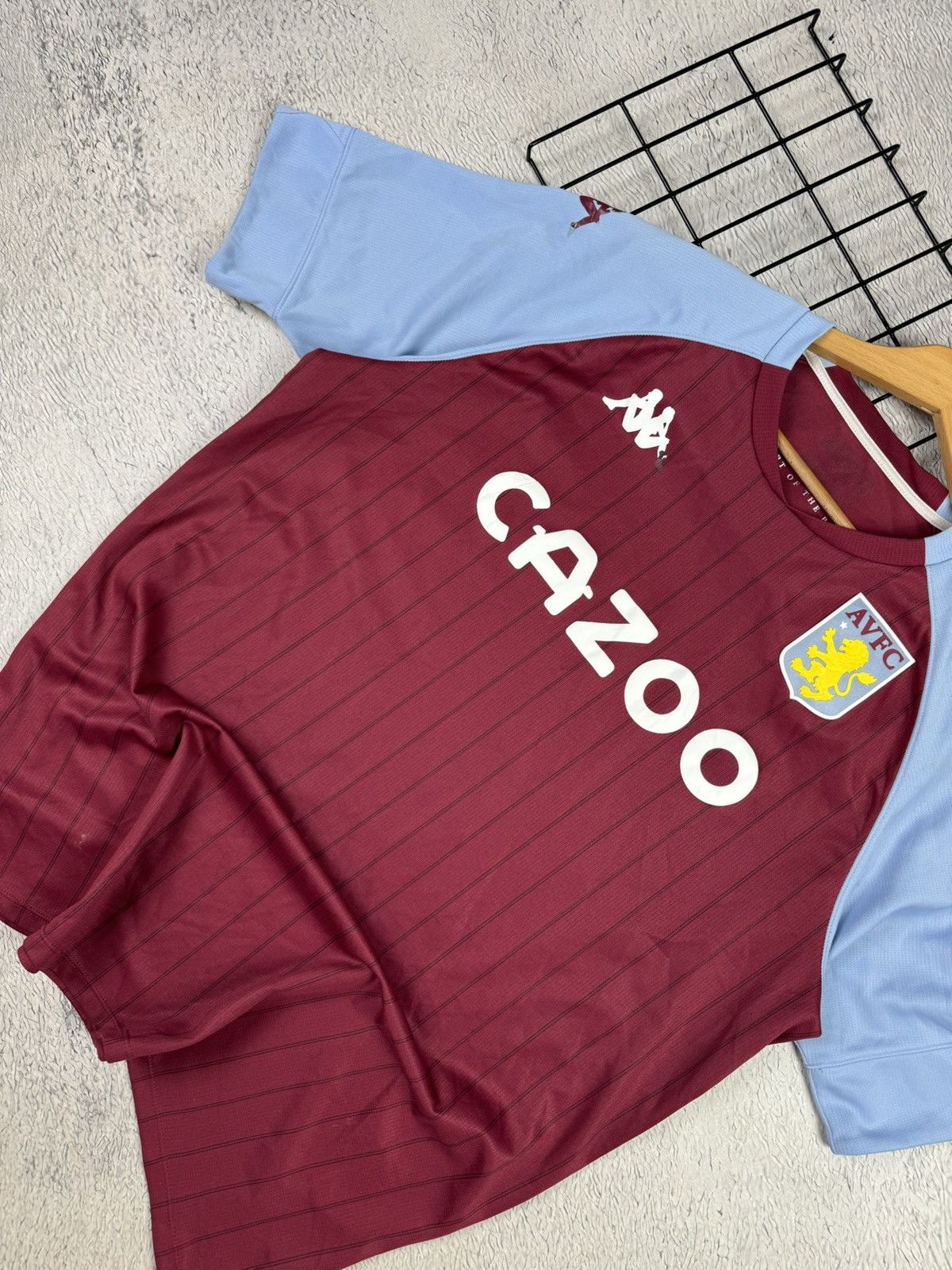 Kappa × Vintage Vintage Aston Villa 2020/21 Kappa Jersey Blokcore 2XL sz Size US XXL / EU 58 / 5 - 3 Thumbnail