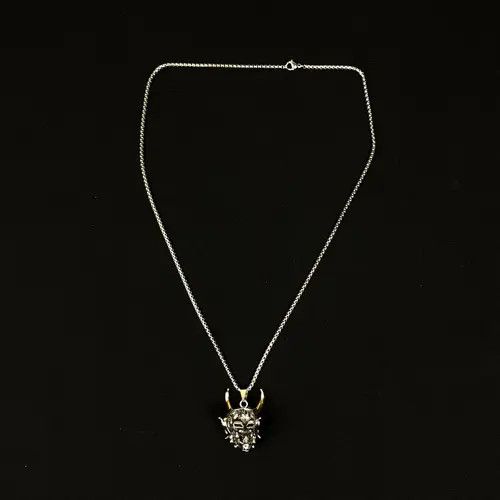 Jewelry Chiharu x Ryoko Demon Pendant Necklace Punk Chain Size ONE SIZE - 4 Thumbnail