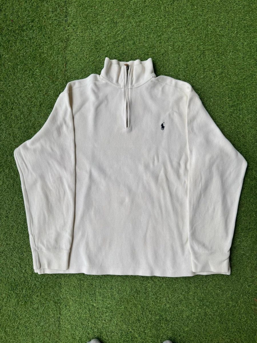 Polo Ralph Lauren Ralph Lauren Quarter Zip Vintage – Sudadera 1/4 Zip Polo Size US XL / EU 56 / 4 - 1 Thumbnail