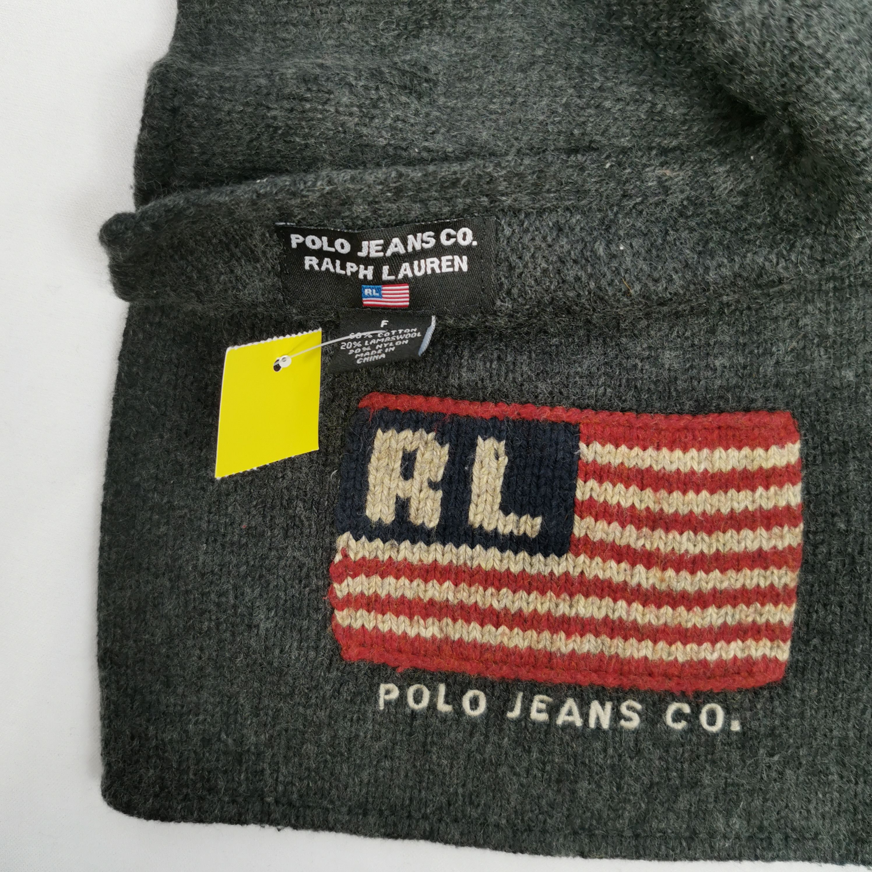 Polo Ralph Lauren Vintage Polo Ralph Lauren Scarf Muffler Wool Scarves Size ONE SIZE - 4 Thumbnail