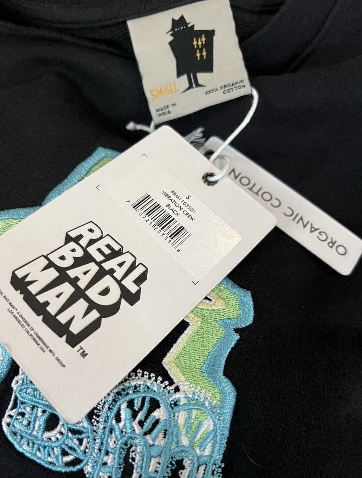 Real Bad Man Real Bad Man Vibration Crew SWEATSHIRT Size US S / EU 44-46 / 1 - 3 Thumbnail