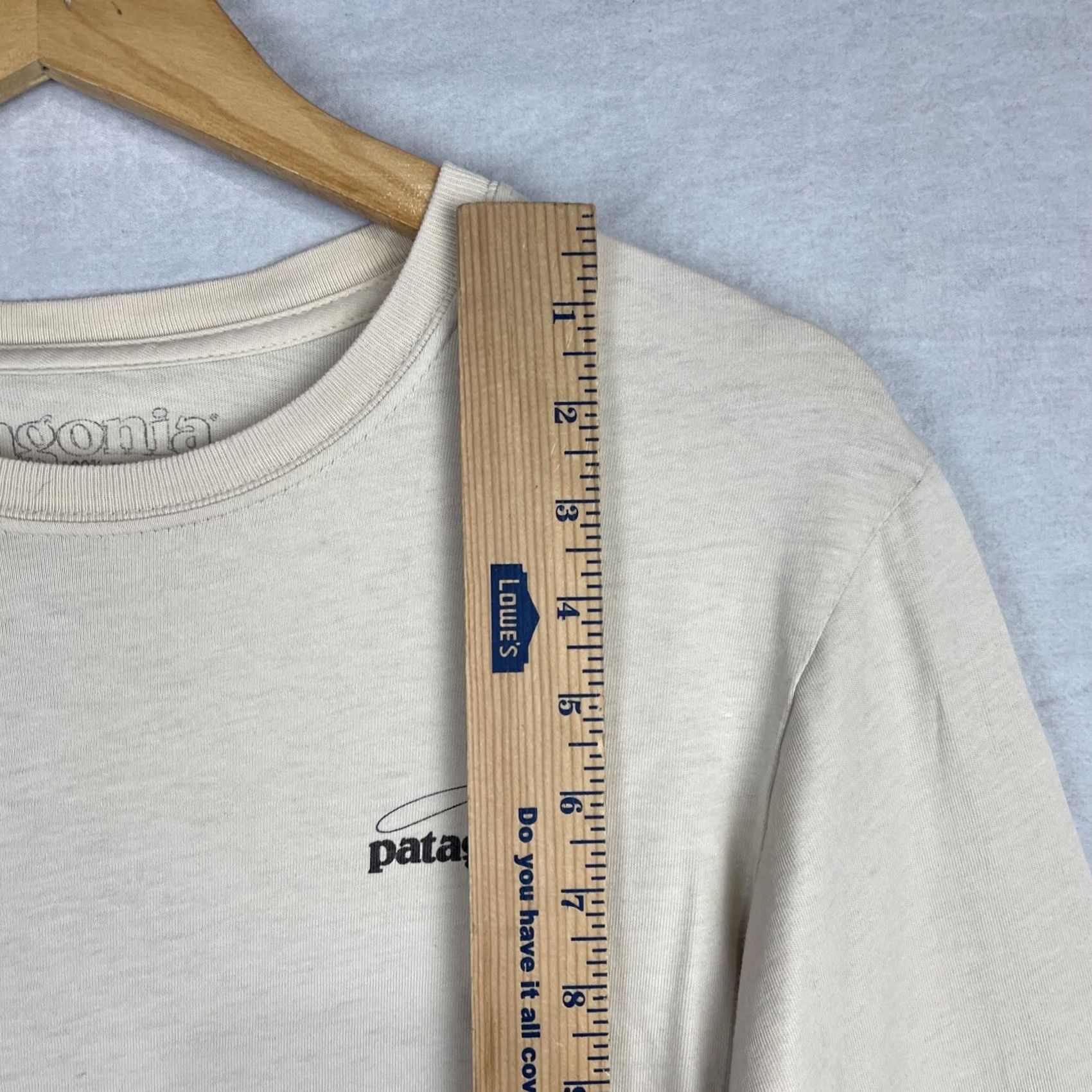 Patagonia Patagonia Shirt Mens Small Beige Long Sleeve Fitz Roy Trout Graphic Made In USA Size US S / EU 44-46 / 1 - 6 Thumbnail