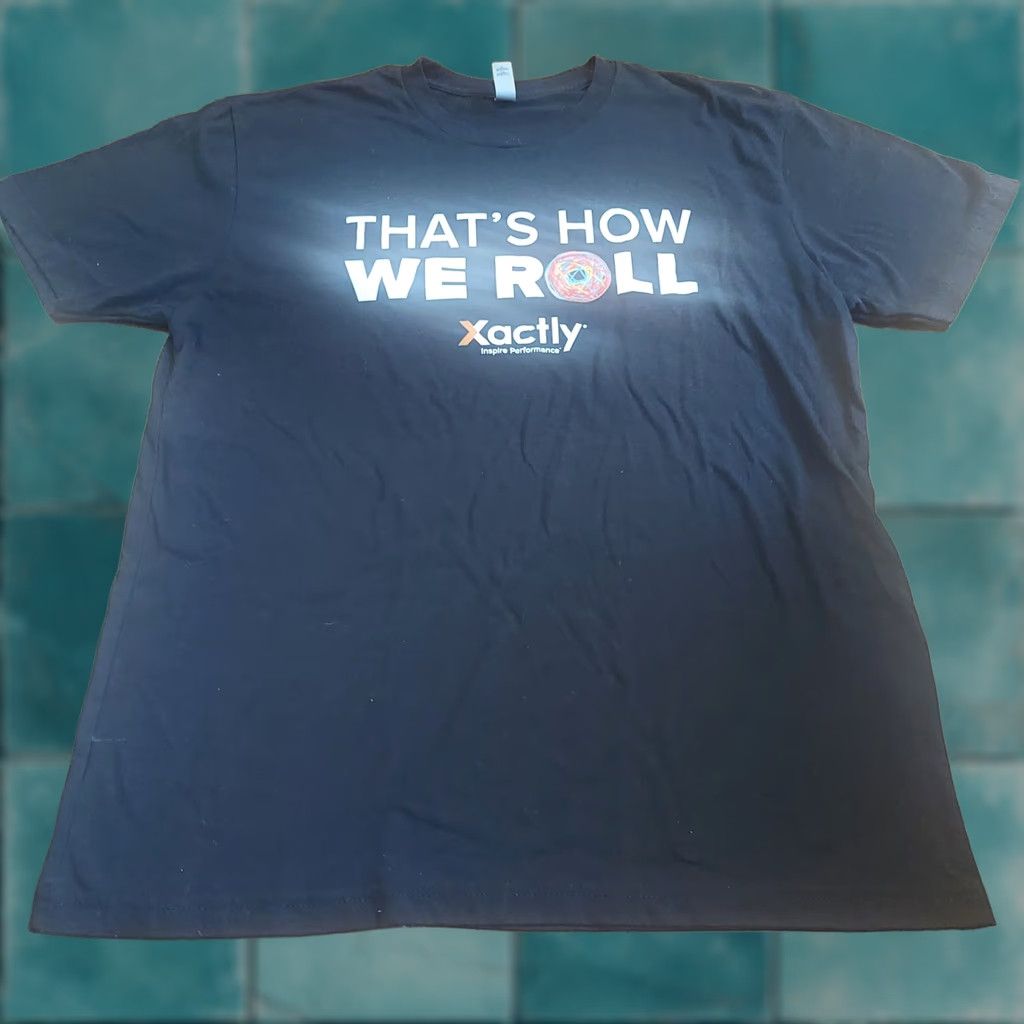 Next Level Next Level T-Shirt Mens That's How We Roll Crew Neck Short Sleeve L Blue Cotton Polyester Regular Inspire Size US L / EU 52-54 / 3 - 1 Thumbnail