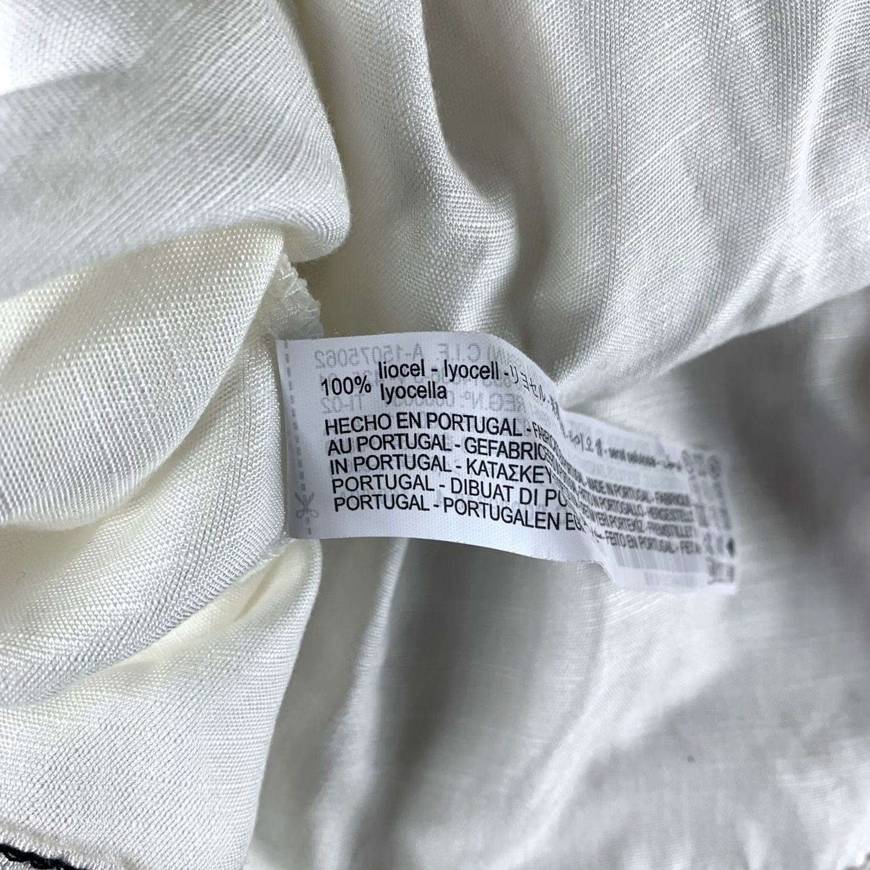 Zara Zara Woman Blouse White Off The Shoulder XS Premium Denim Collection Size XS / US 0-2 / IT 36-38 - 5 Thumbnail