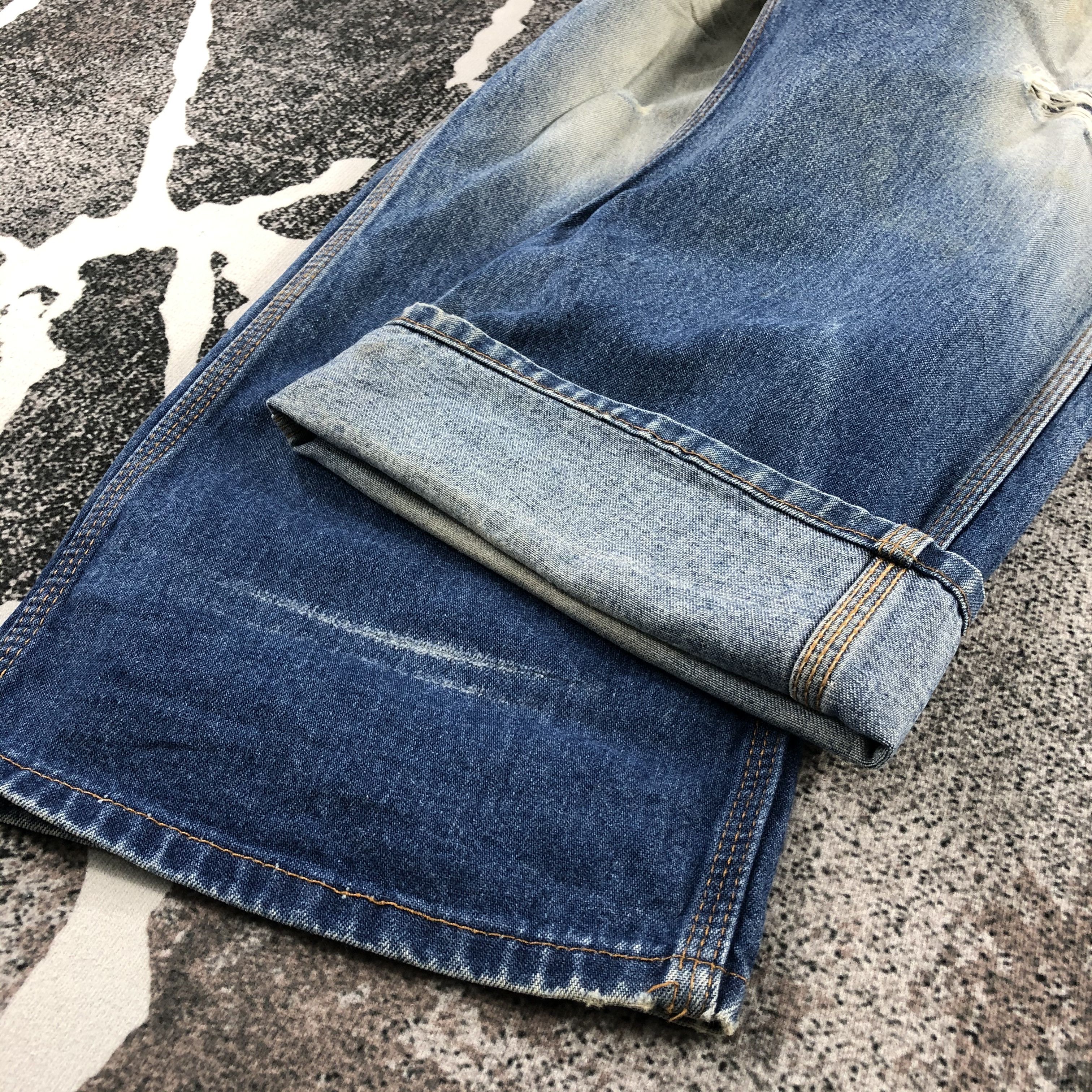 Vintage Vintage Round House Carpenter Jeans Distressed Denim KJ748 Size US 36 / EU 52 - 7 Thumbnail