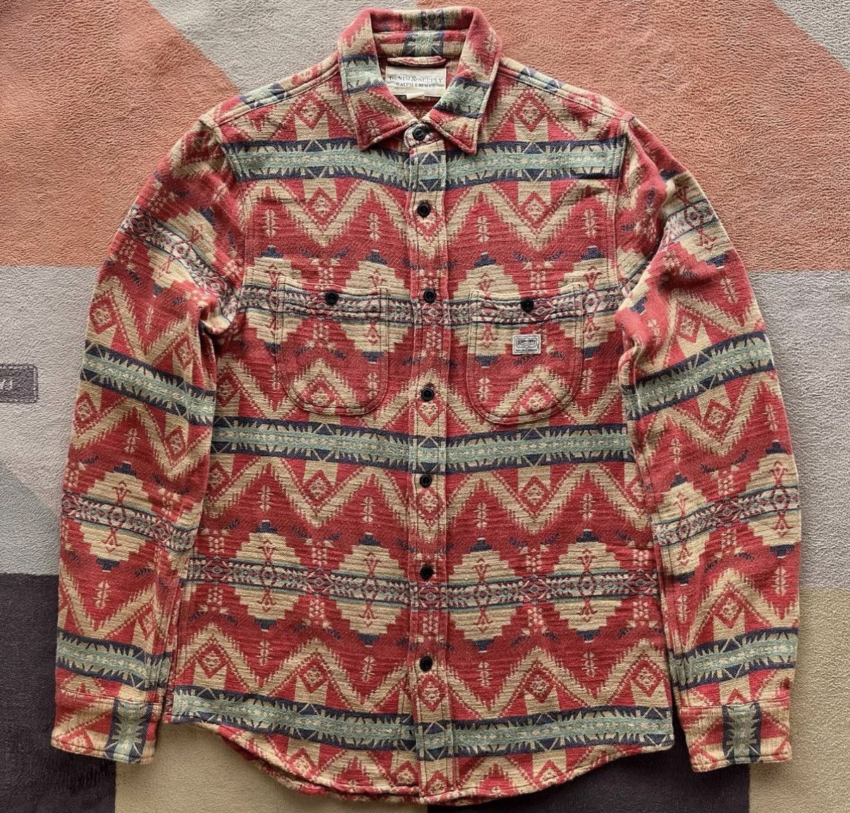 Denim & Supply Ralph Lauren Denim Supply Southwestern Shirt - Ralph Lauren RL K22 Size US S / EU 44-46 / 1 - 1 Thumbnail