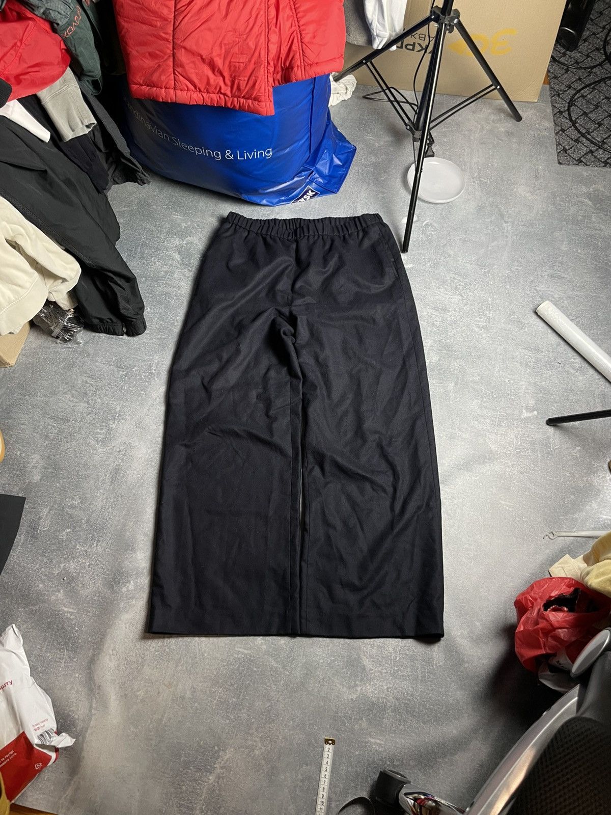 Aspesi Wide leg Aspesi wool pants / pantalon Size US 32 / EU 48 - 1 Thumbnail