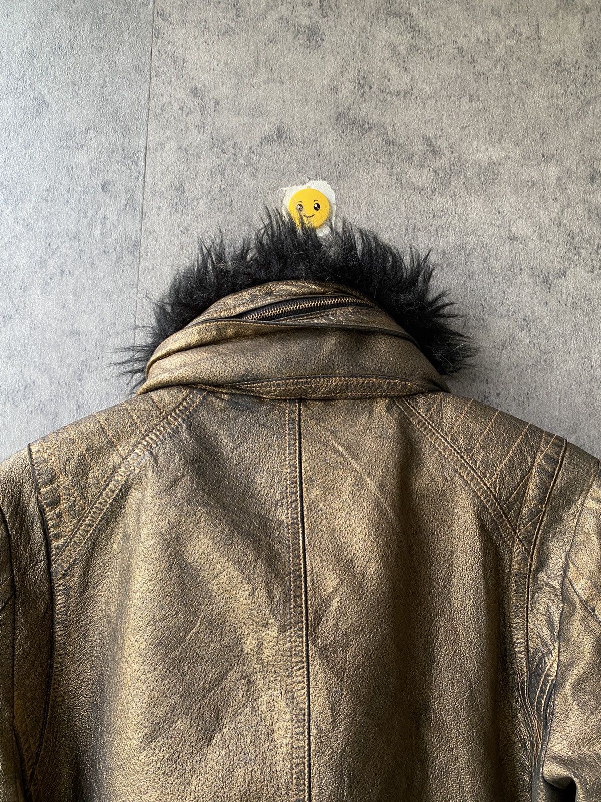 Tornado Mart 2000s Tornado Mart Faux Fur Leather Jacket Size US M / EU 48-50 / 2 - 14 Thumbnail