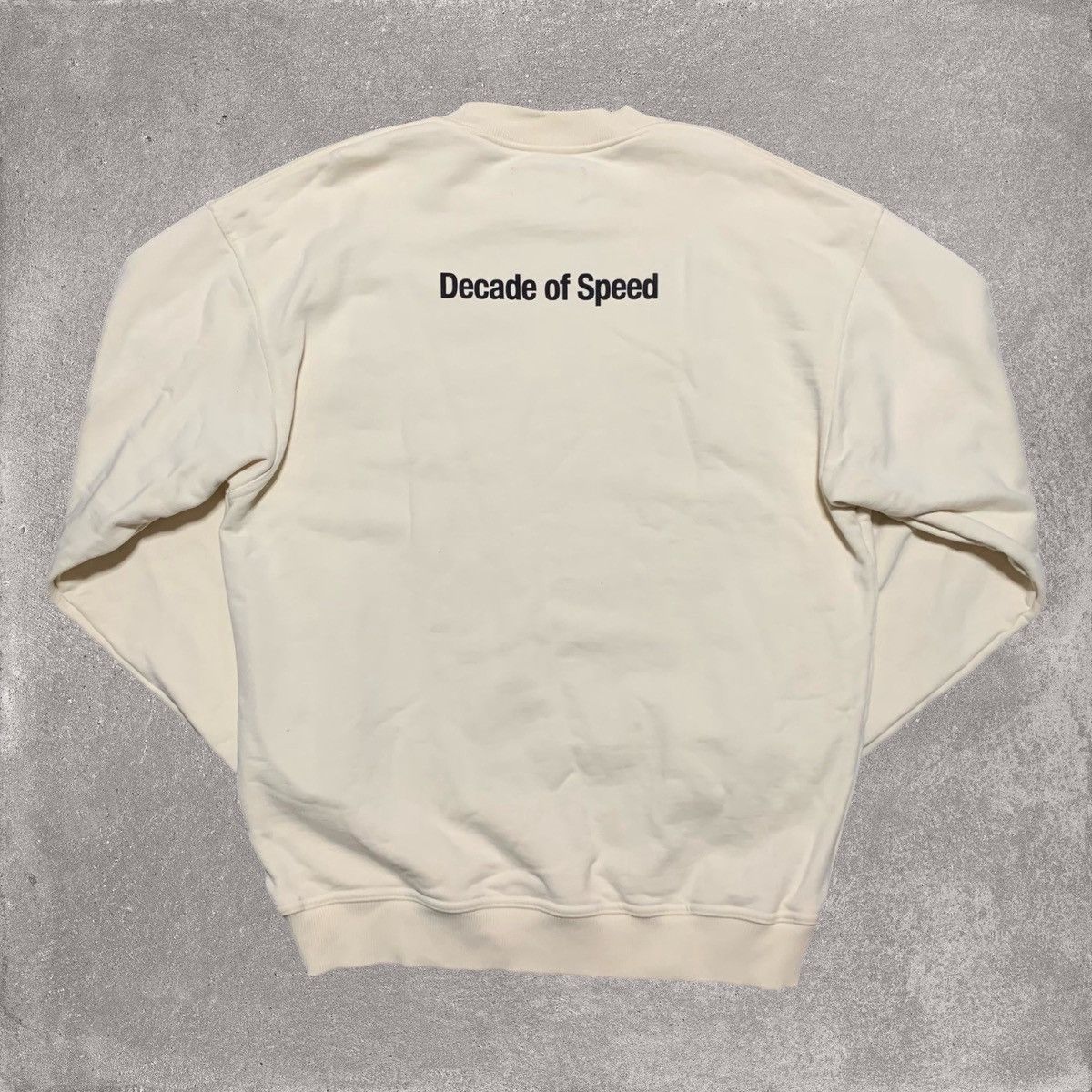 Represent Clo. Represent Small Decade Of Speed Cream Sweater Sweatshirt Size US S / EU 44-46 / 1 - 2 Thumbnail