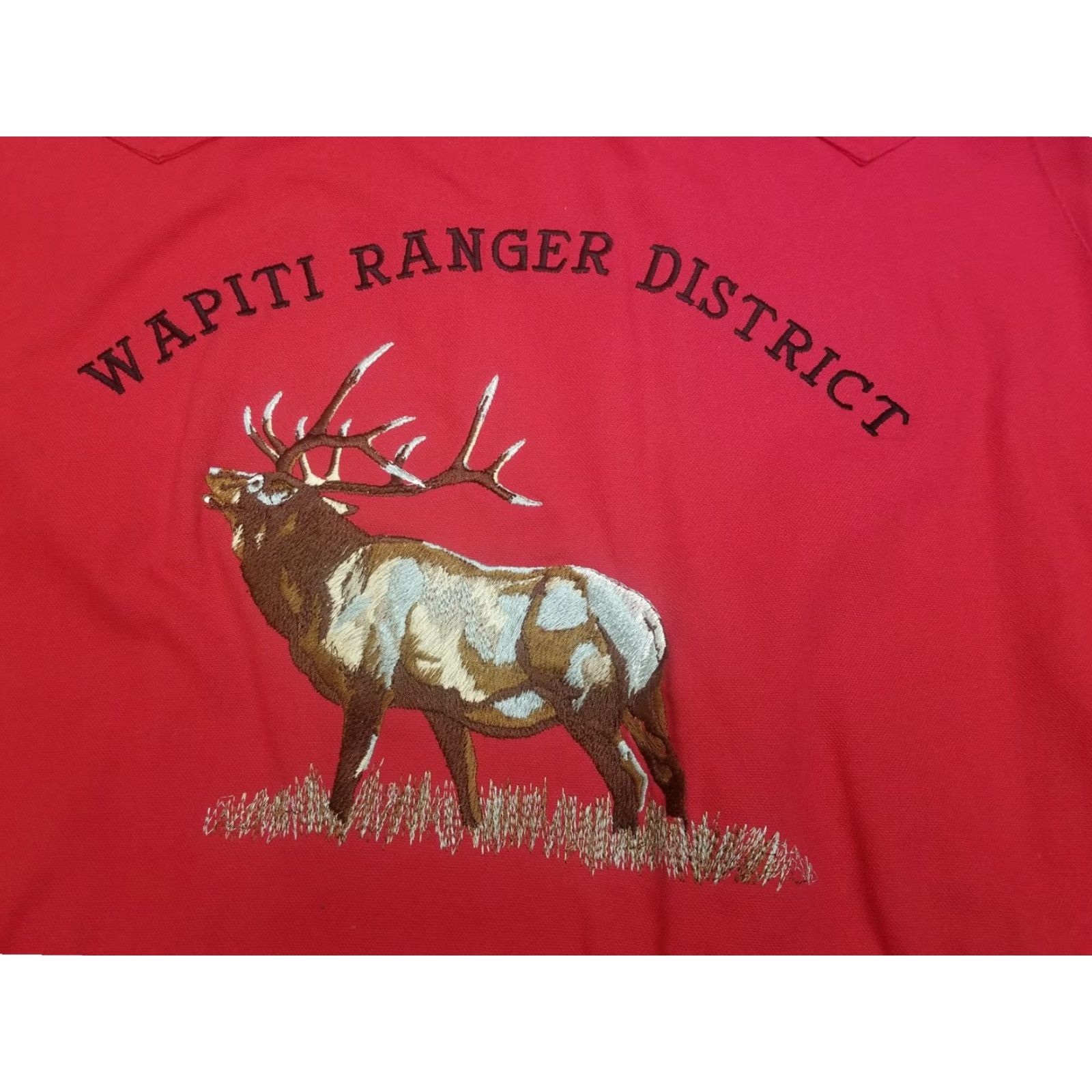 Walls VINTAGE Walls Jacket Mens L Red Canvas Wapiti Ranger District Parka Wyoming Coat Size US L / EU 52-54 / 3 - 2 Thumbnail