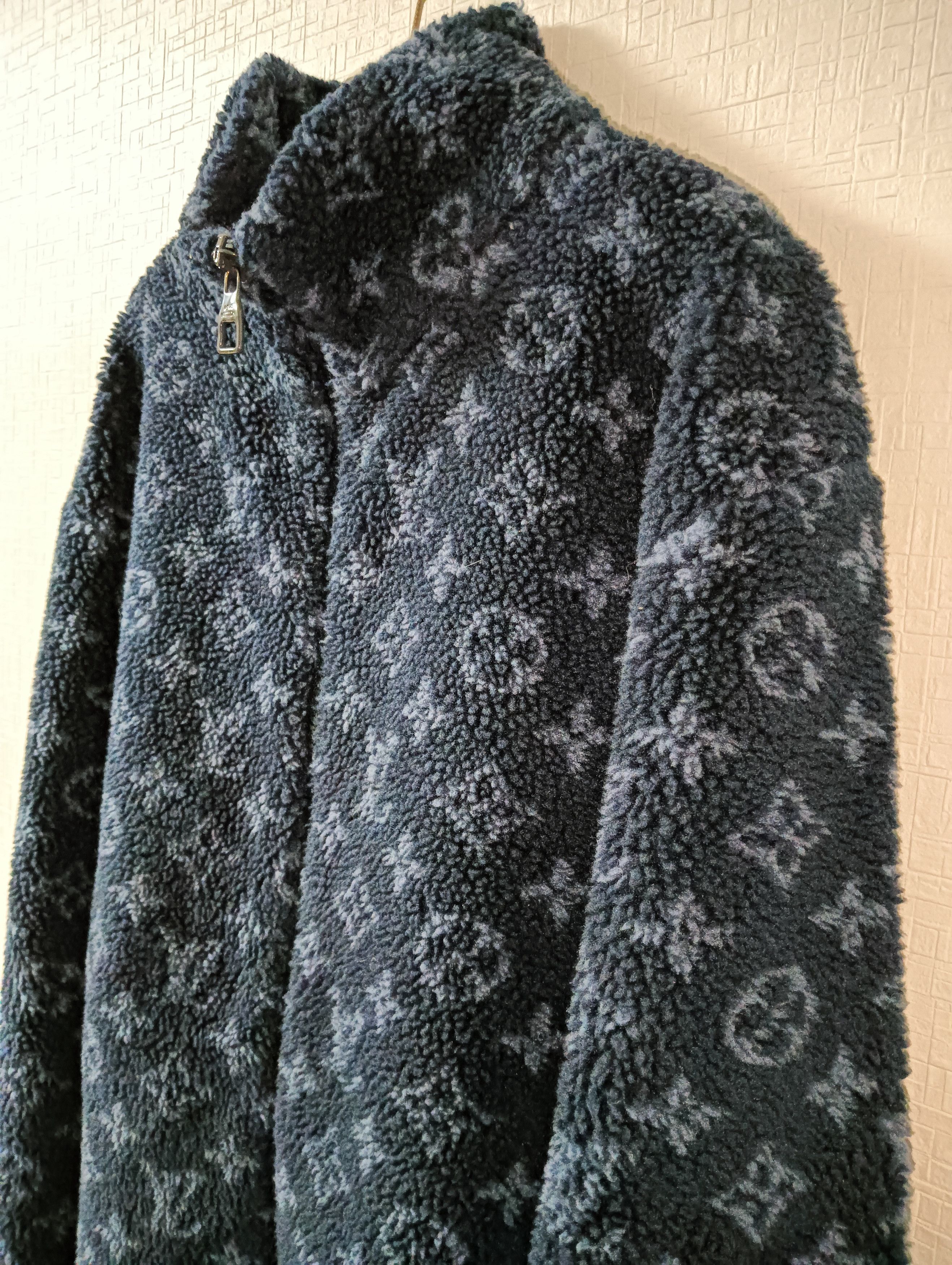 Louis Vuitton Monogram Fleece Zip Jacket Size US XL / EU 56 / 4 - 3 Thumbnail