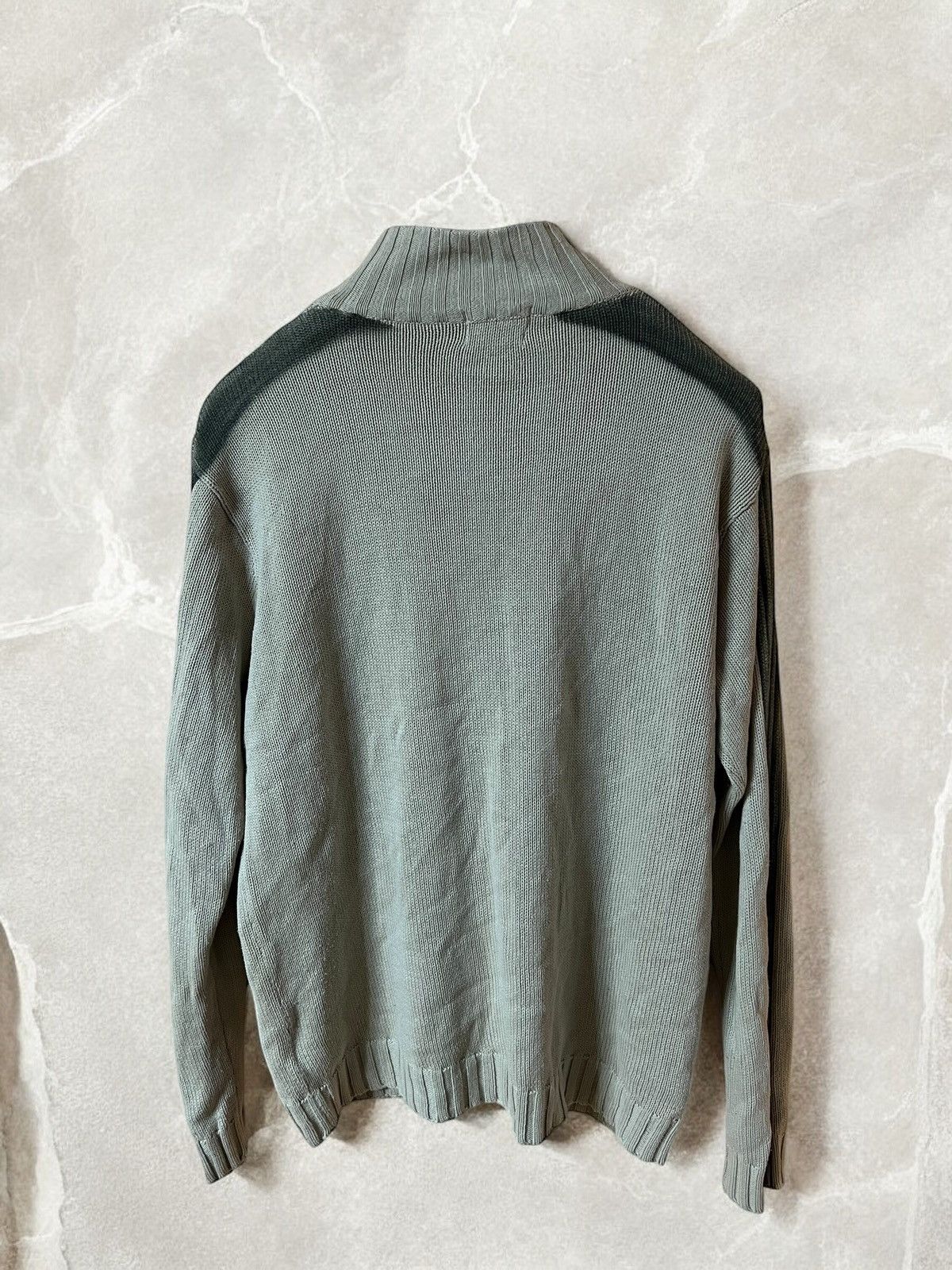 Designer × Vintage VINTAGE HEAVY KNITTED GRAFFITI LOGO Metal Zipper Sweater y2k Size US L / EU 52-54 / 3 - 6 Thumbnail