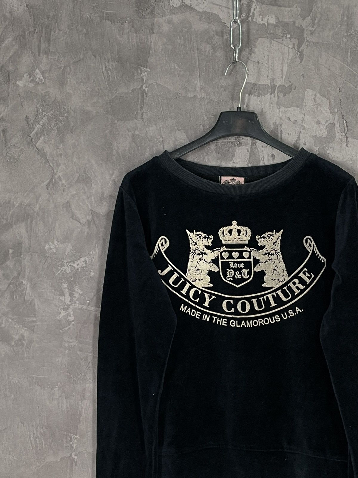 Hysteric Glamour × Juicy Couture × Vintage Juicy Couture Y2K Velour Glamour Sweatshirt Size M / US 6-8 / IT 42-44 - 4 Thumbnail