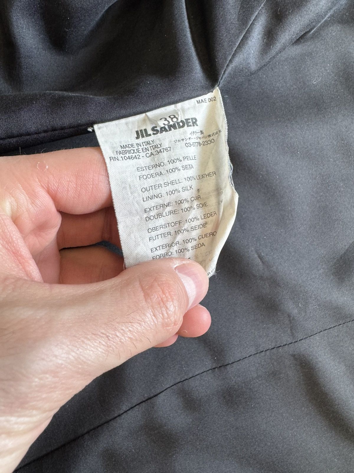 Jil Sander Jil Sander - Vintage Leather Blazer Size XS / US 0-2 / IT 36-38 - 6 Thumbnail