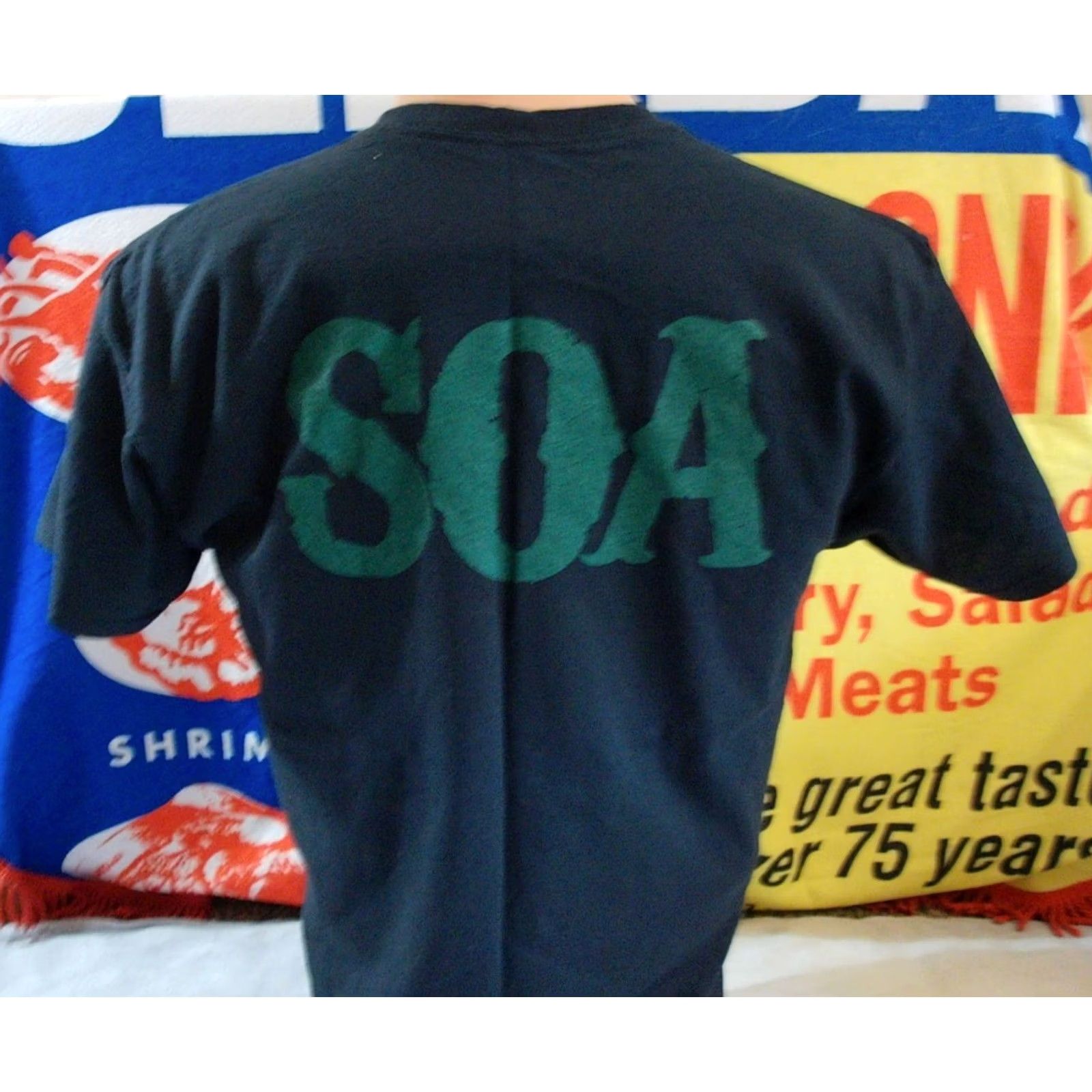 Vintage Sons of Anarchy Shirt Mens L Black IRELAND Men Reaper Crime Motorcycle SOA SAMCRO Size US L / EU 52-54 / 3 - 4 Thumbnail
