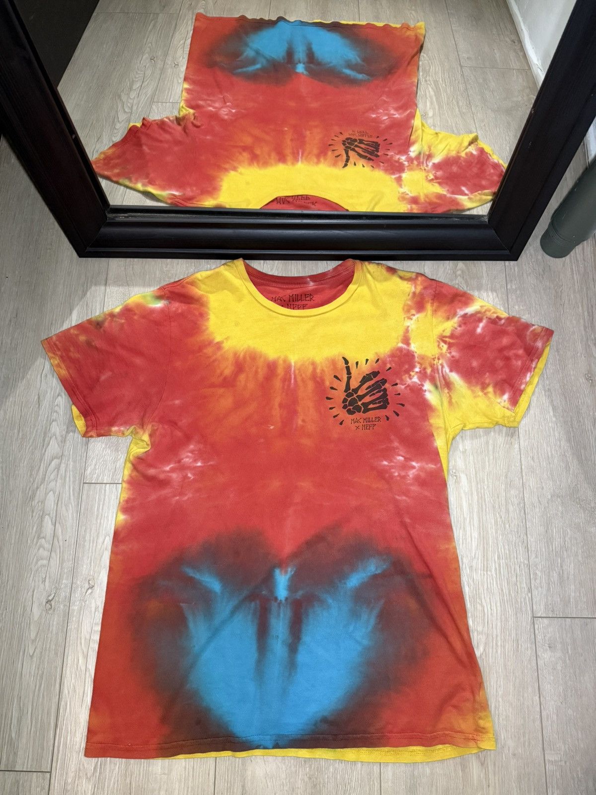 NEFF × Vintage Vintage / Y2K Rare Grail Mac Miller X Neff Skeleton Thumbs Size US L / EU 52-54 / 3 - 2 Thumbnail