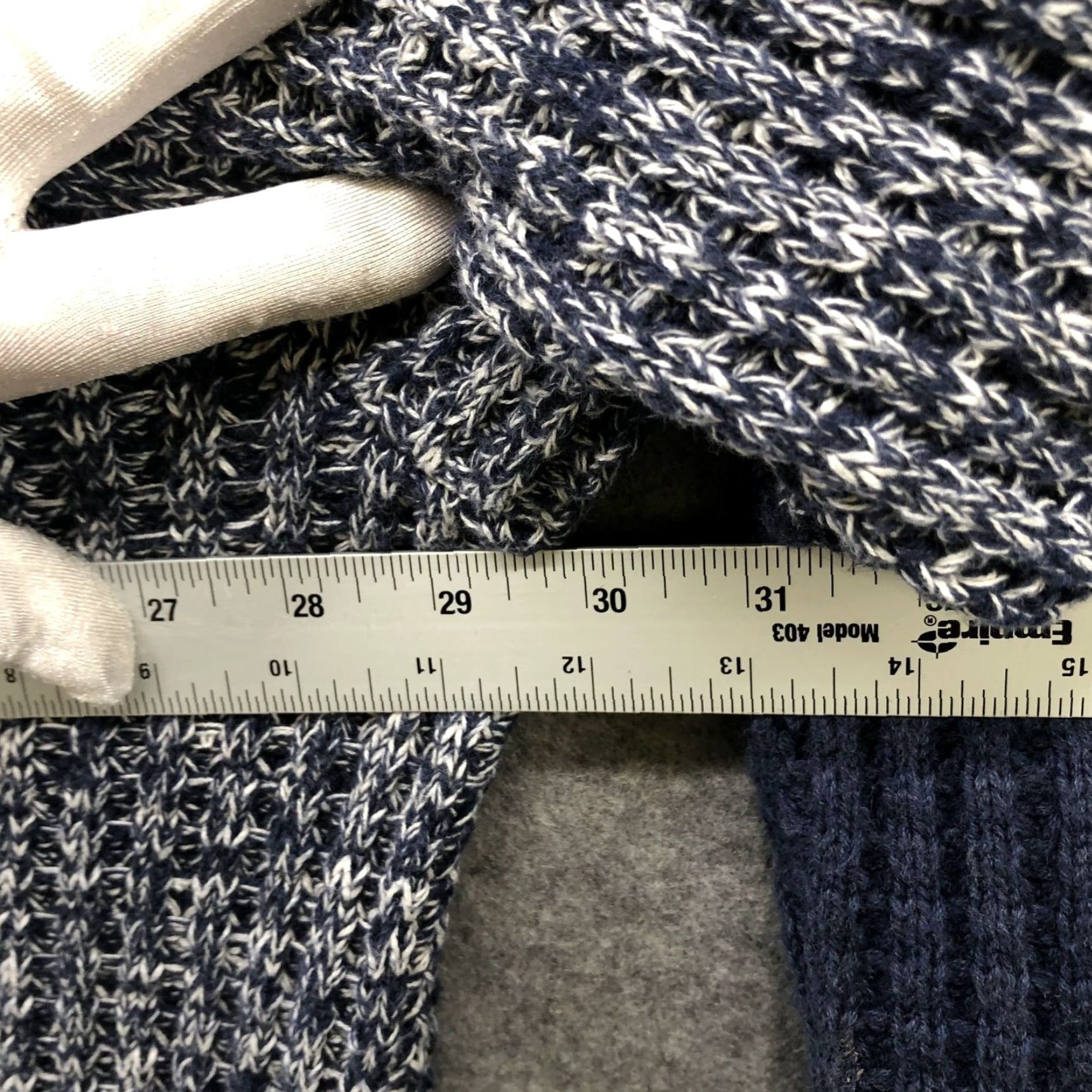 Gap Gap Mens XL Colorblock Shawl Collar Sweater Pullover Knit 100% Cotton Thick Marled Classic Retro Fall Winter Knitted Knitwear Size US XL / EU 56 / 4 - 8 Thumbnail