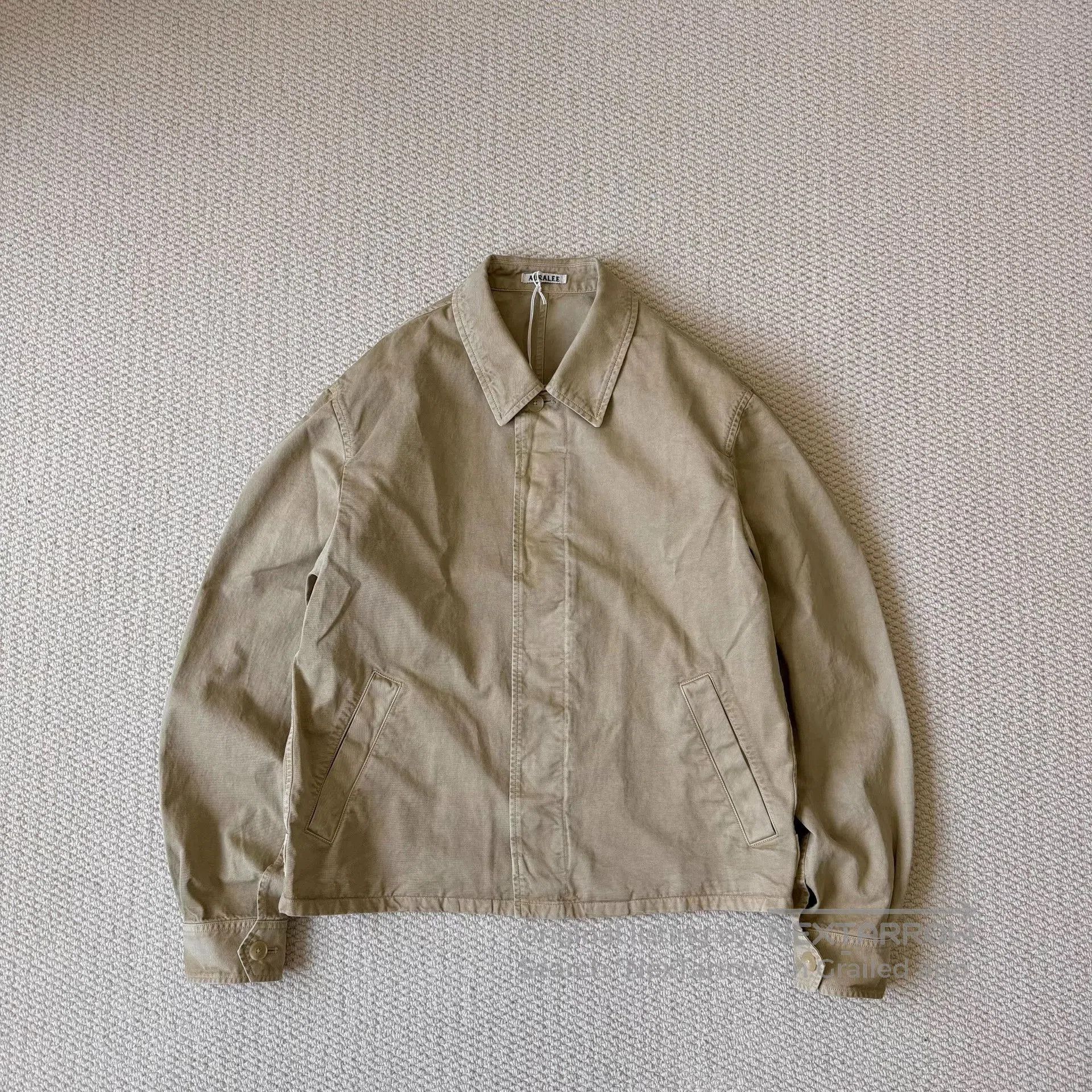 Auralee AURALEE DYED FINX LIGHT CHINO BLOUSON 26SS. Size US XXL / EU 58 / 5 - 2 Thumbnail
