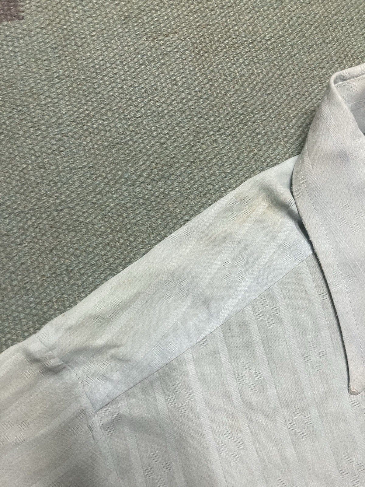Sears × Vintage 70s button shirt sears poly cotton lightweight blue medium Size US M / EU 48-50 / 2 - 4 Thumbnail