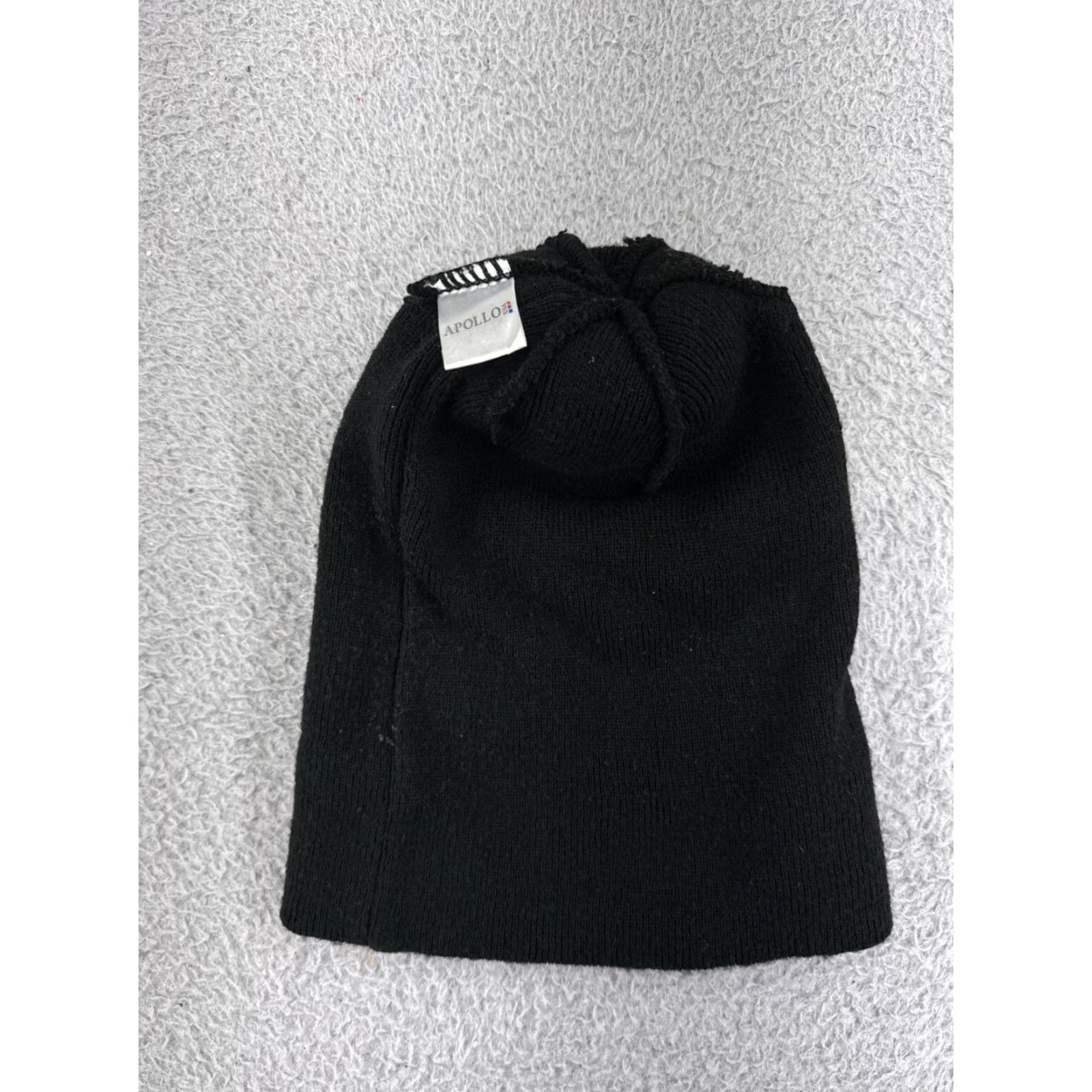 Vintage UCYC Beanie Hat Adult One Size Black Acrylic Pom Logo Casual Mens Size ONE SIZE - 4 Thumbnail