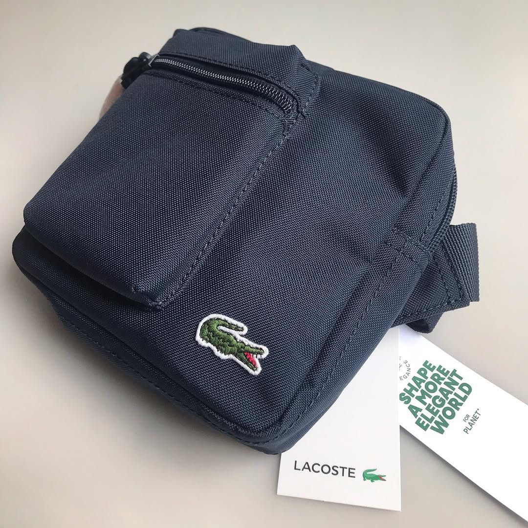 Lacoste Lacoste Mens Blue Shoulder Blue Mini Bag pouch Bnwt Brand Size ONE SIZE - 13 Thumbnail